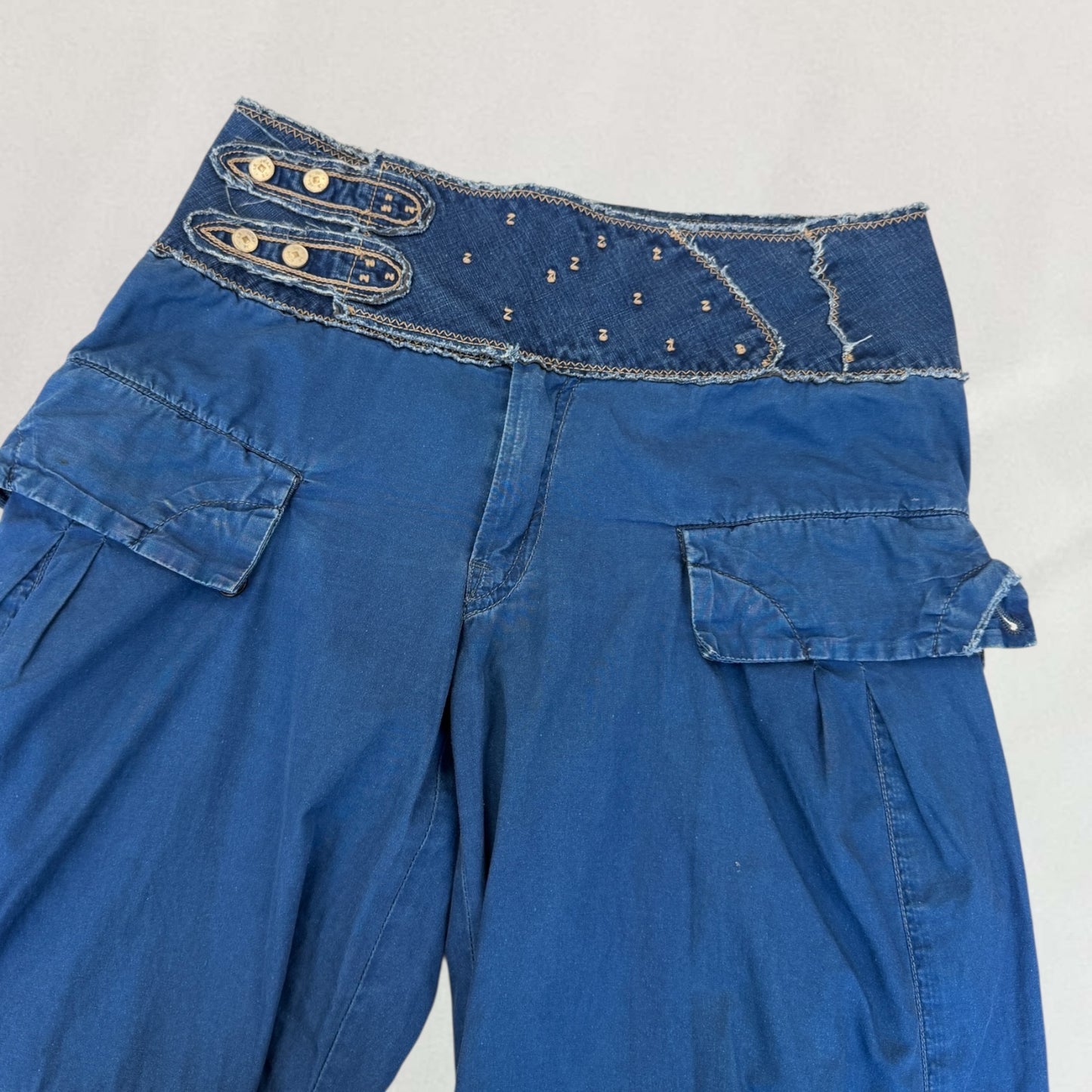 Marithé + François Girbaud barrel leg trousers