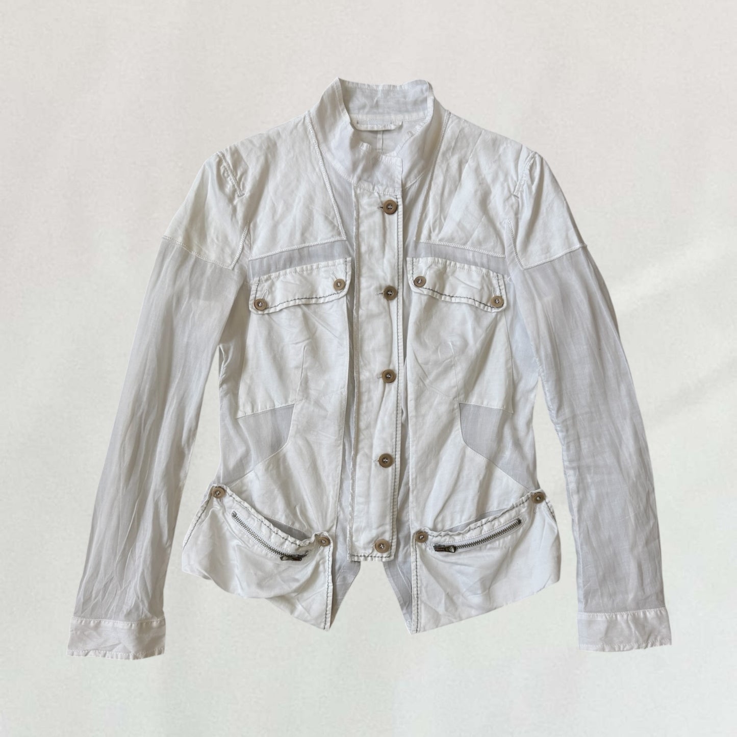 Marithé + François Girbaud button-up jacket