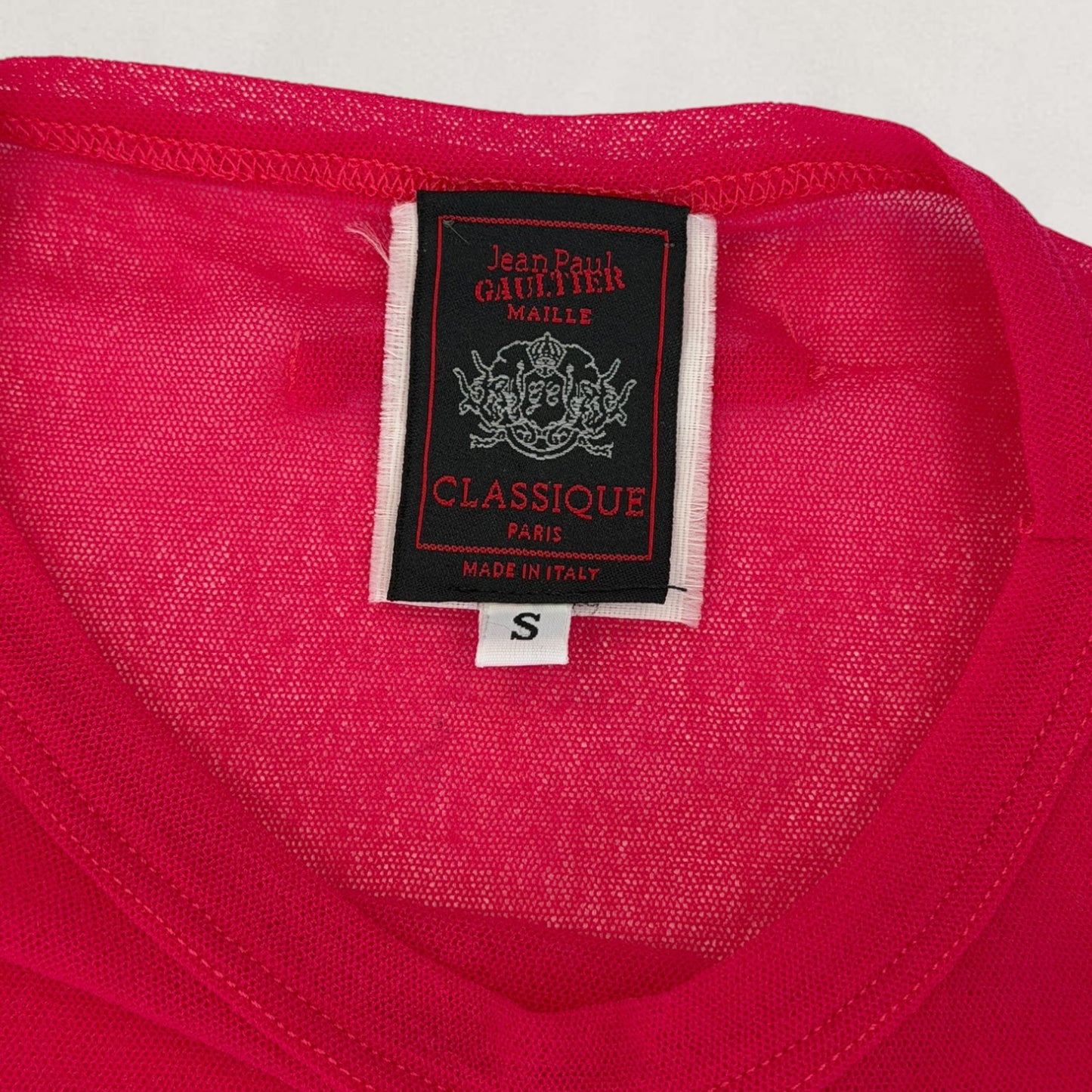 Jean Paul Gaultier mesh T-shirt