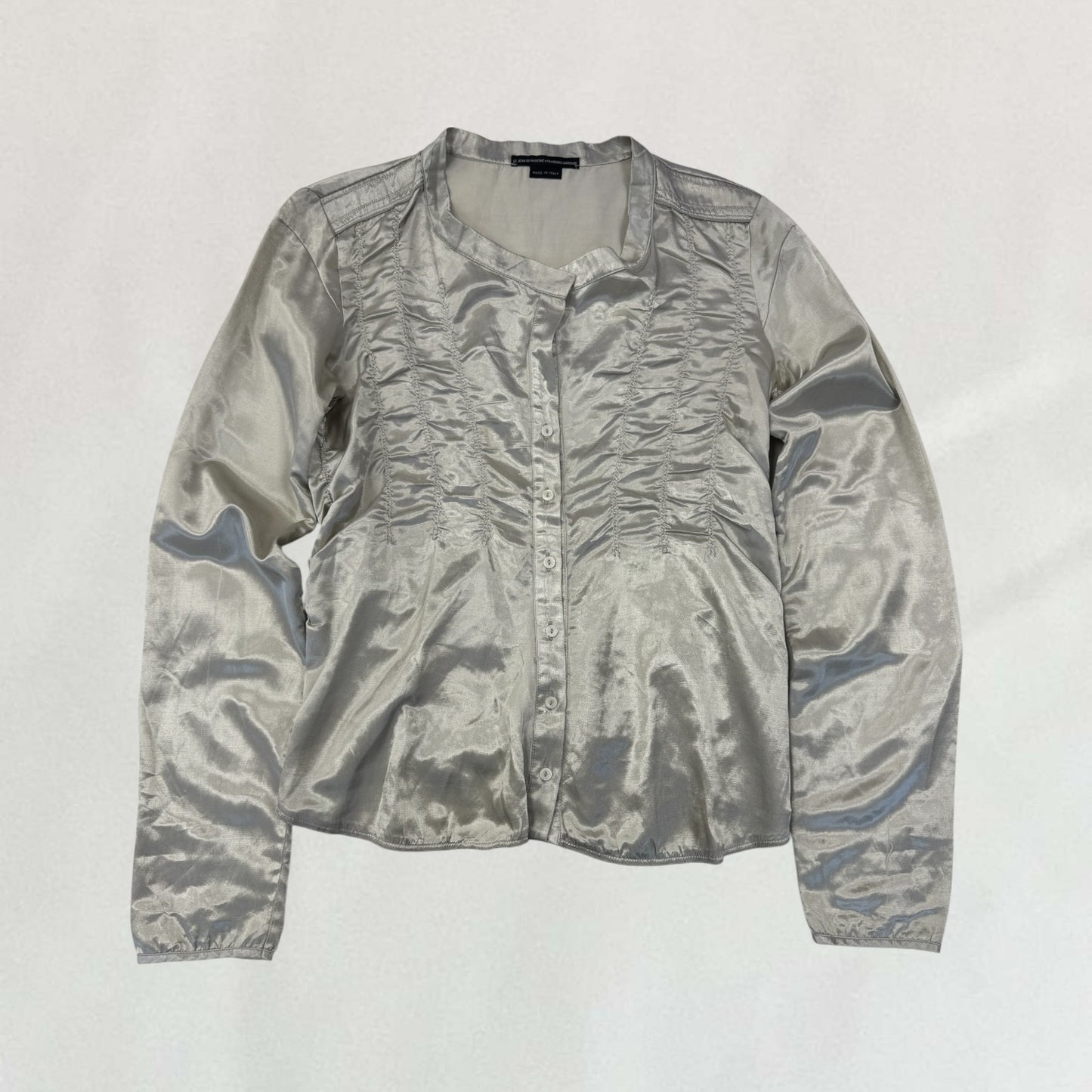 Marithé + François Girbaud satin shirt