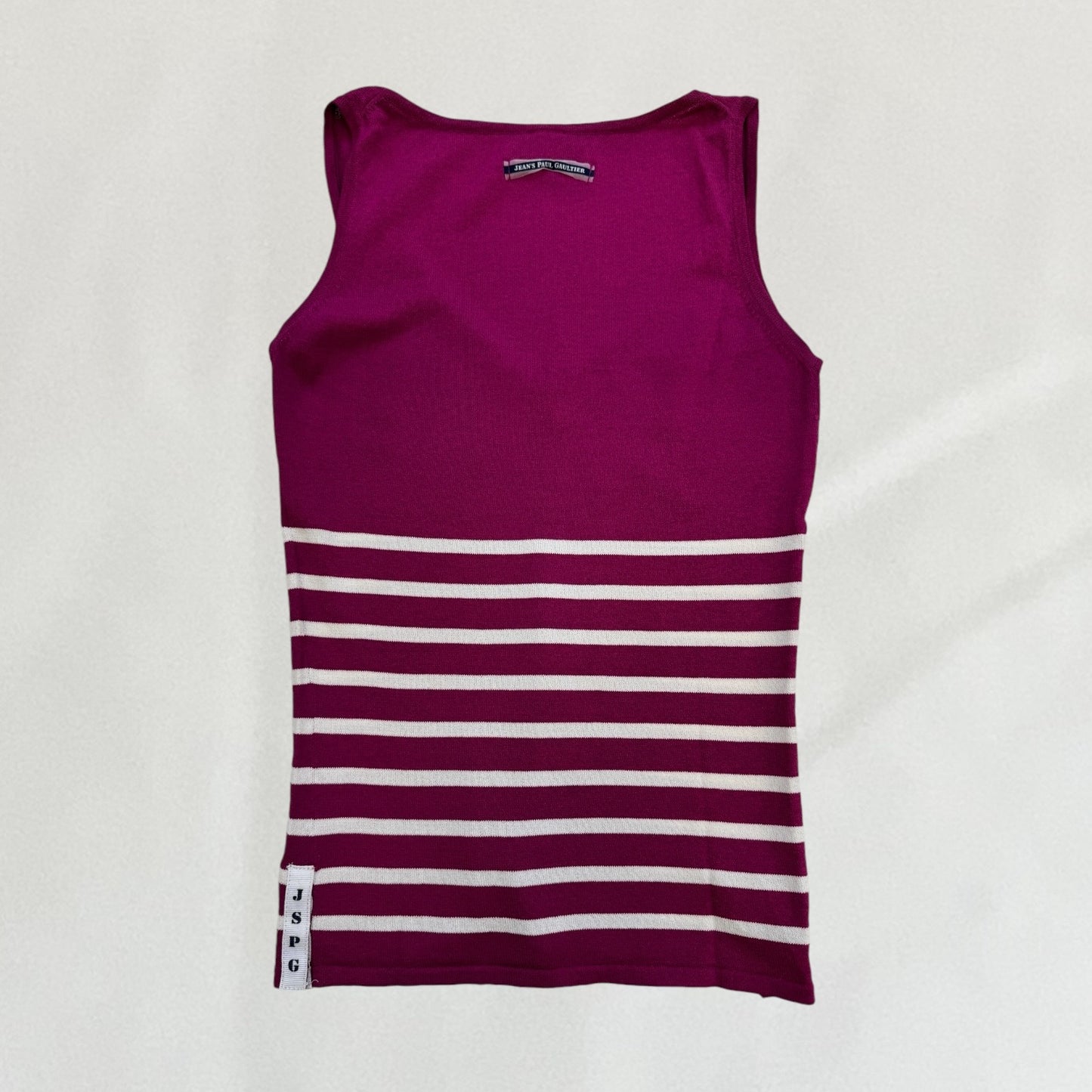 Jean-Paul Gaultier striped knitted top