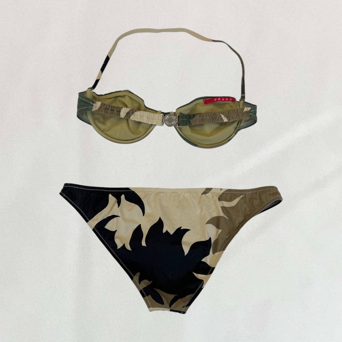 Prada camo print bikini