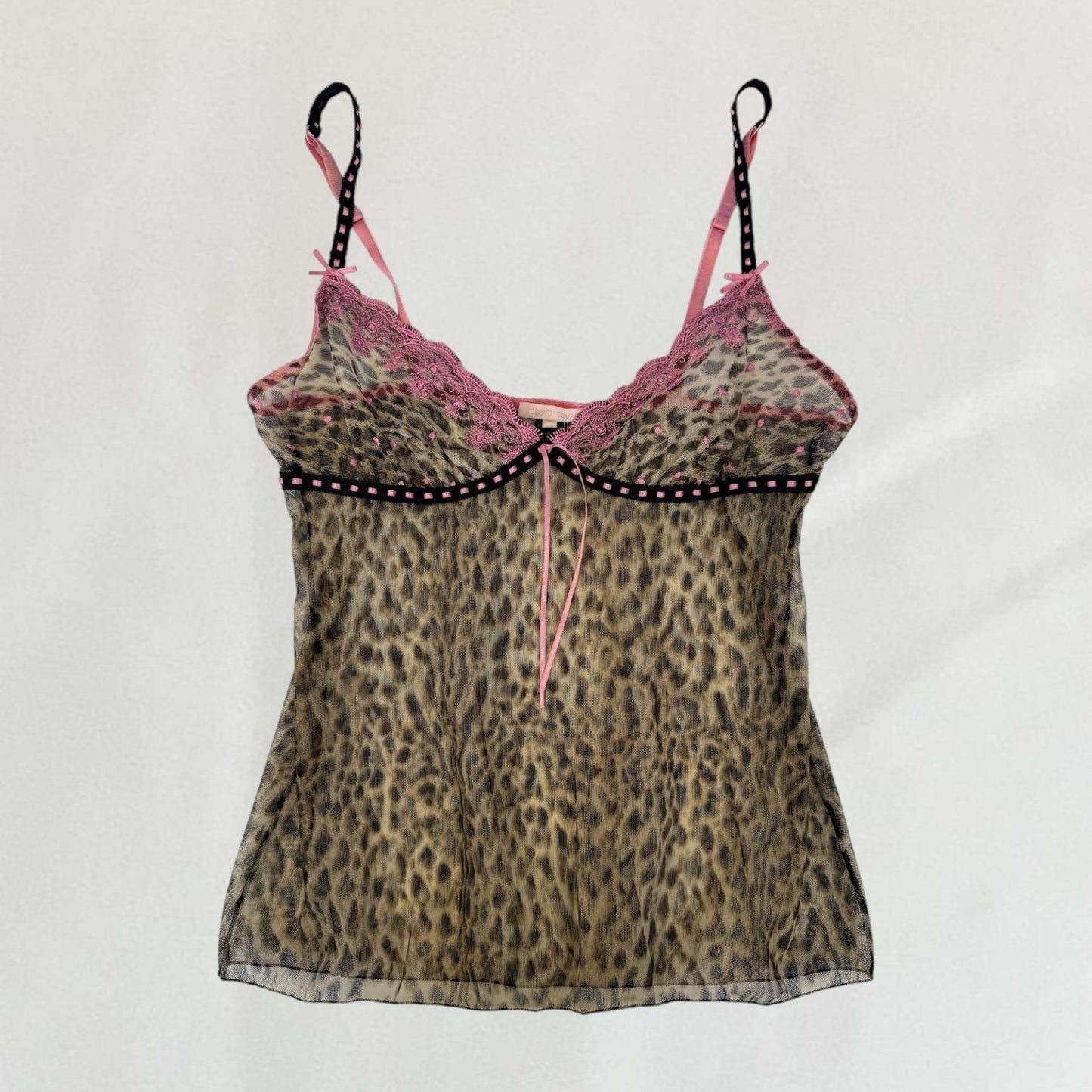 Roberto Cavalli leopard cami
