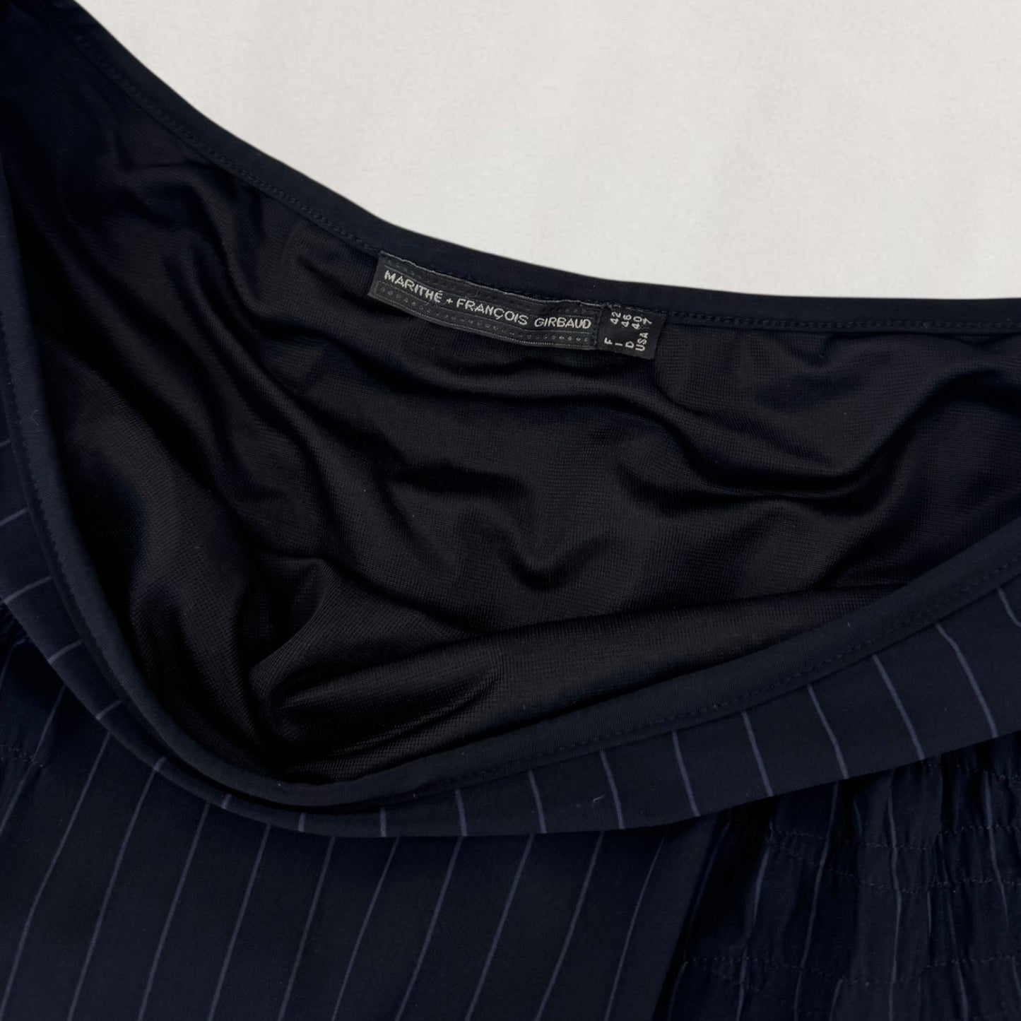 Marithé + François Girbaud pinstripe skirt