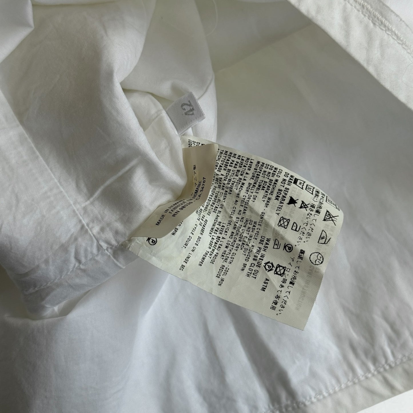 Marithé + François Girbaud sheer shirt