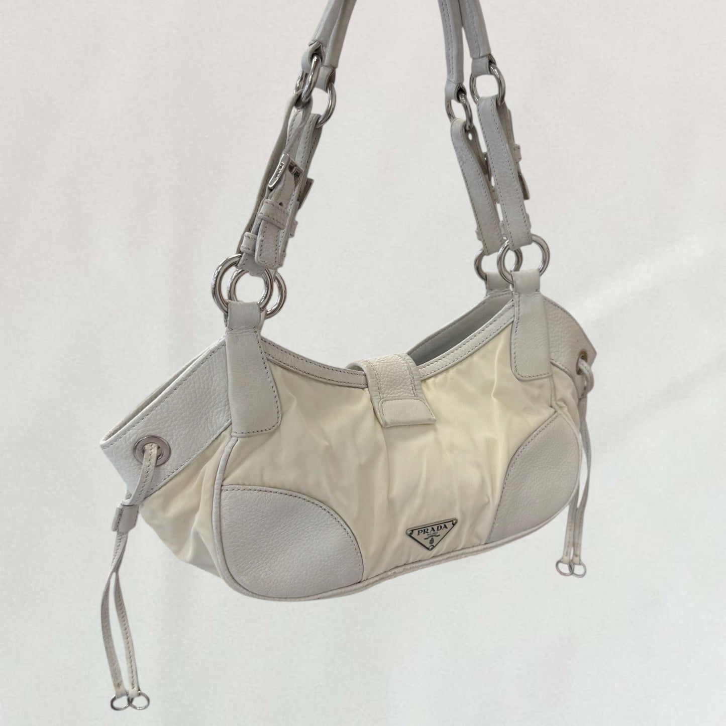 Prada buckle detail bag
