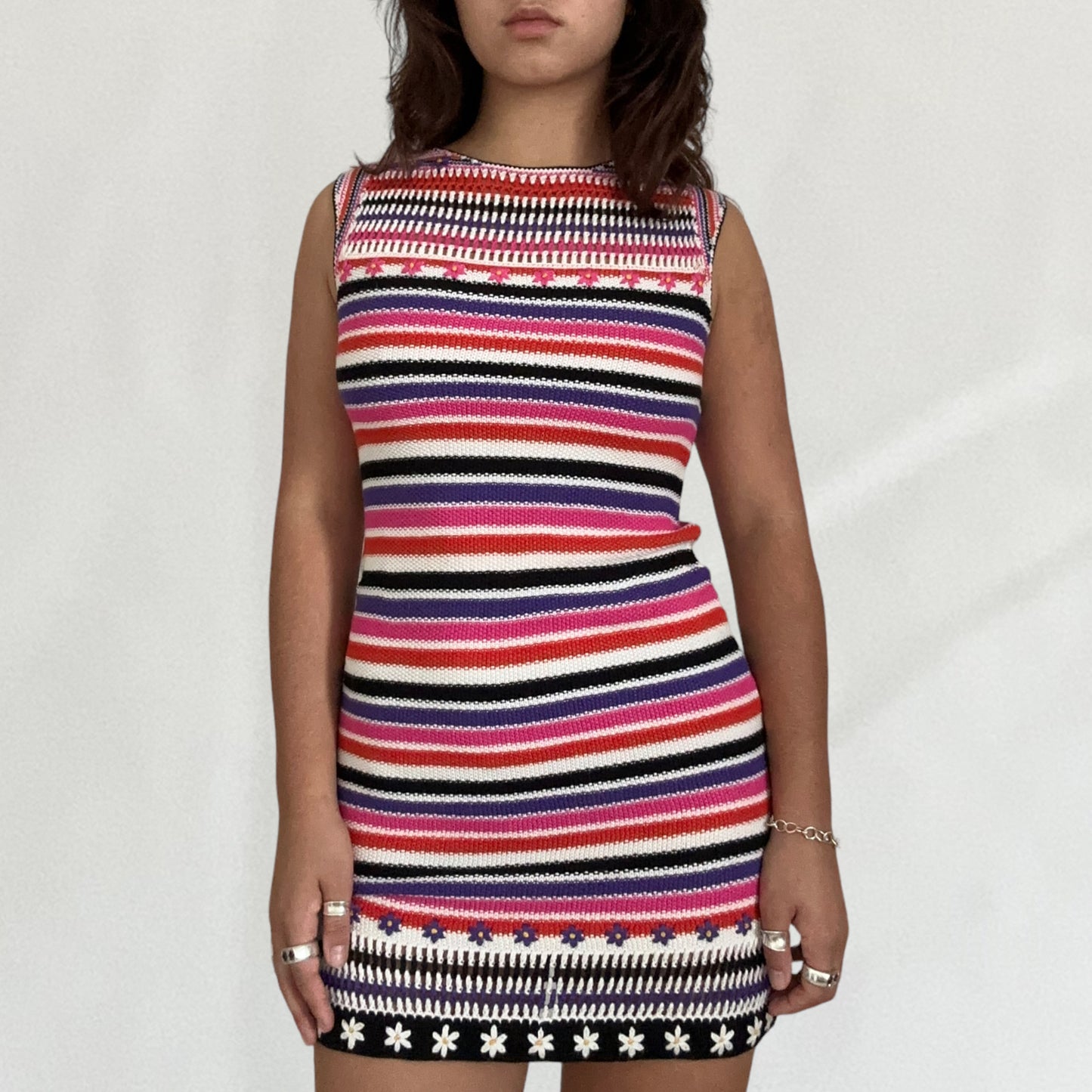 Roberto Cavalli knit mini dress