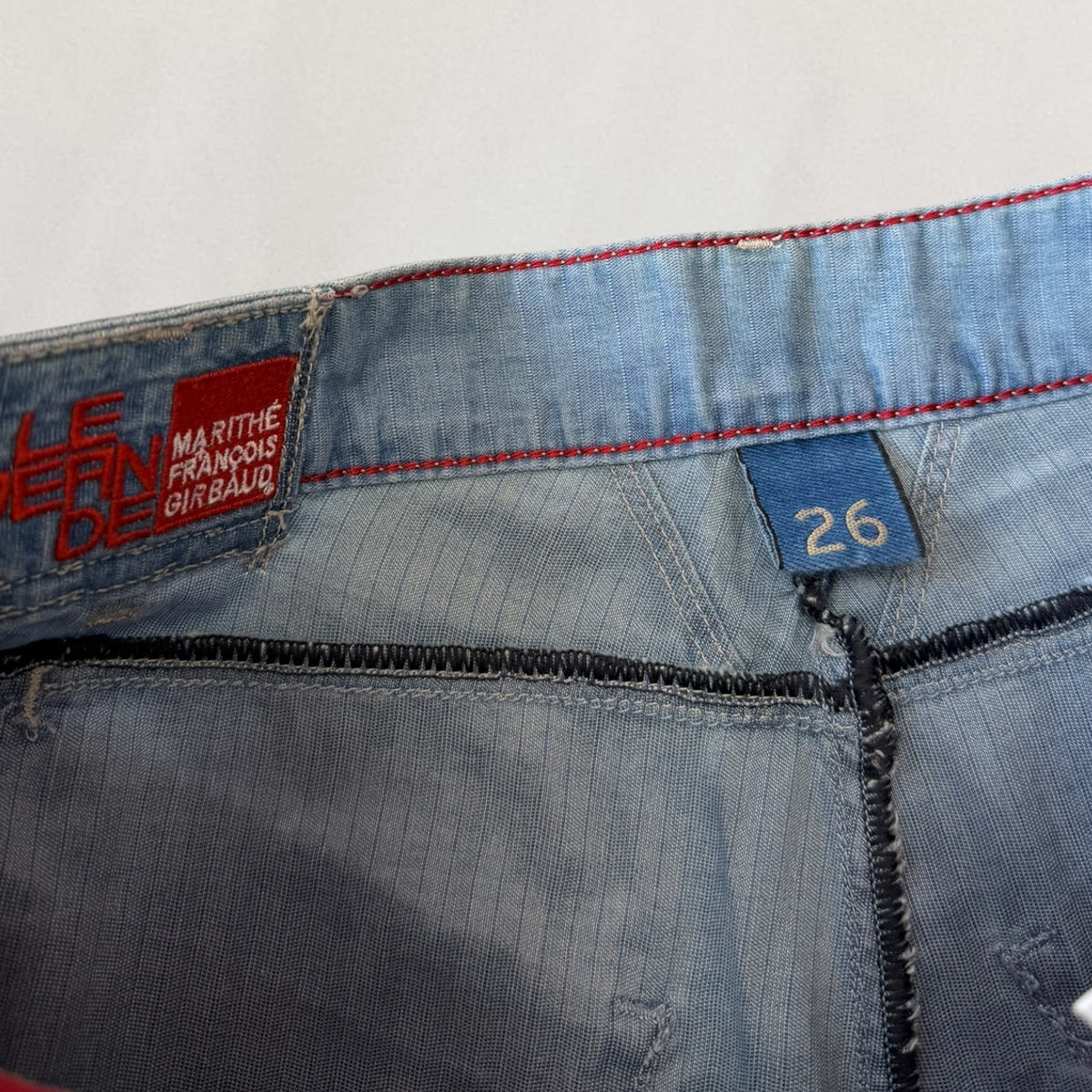 Marithé + François Girbaud pinstripe jeans