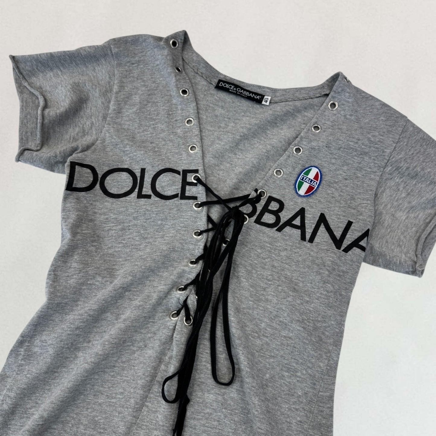 Dolce & Gabbana lace-up T-shirt