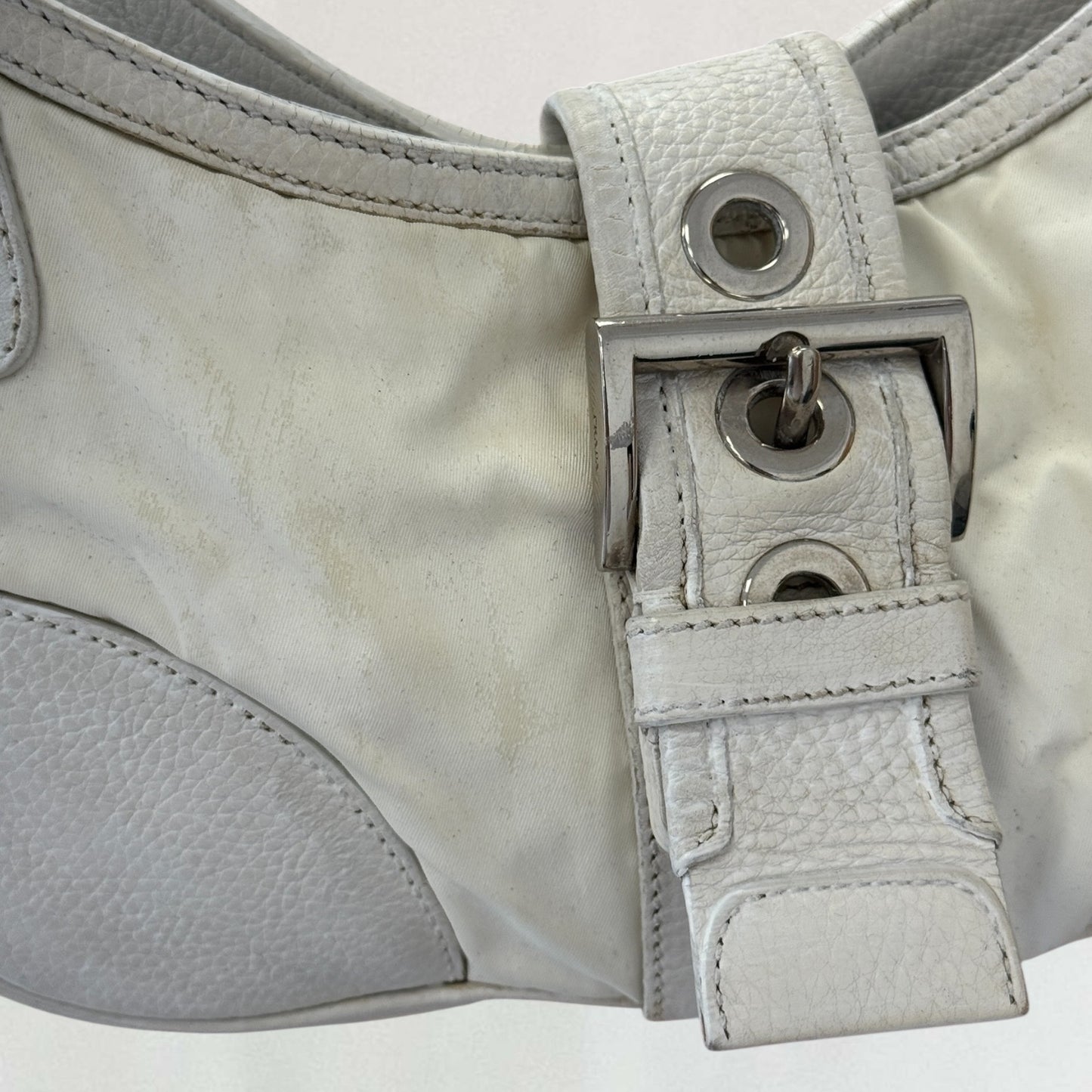 Prada buckle detail bag