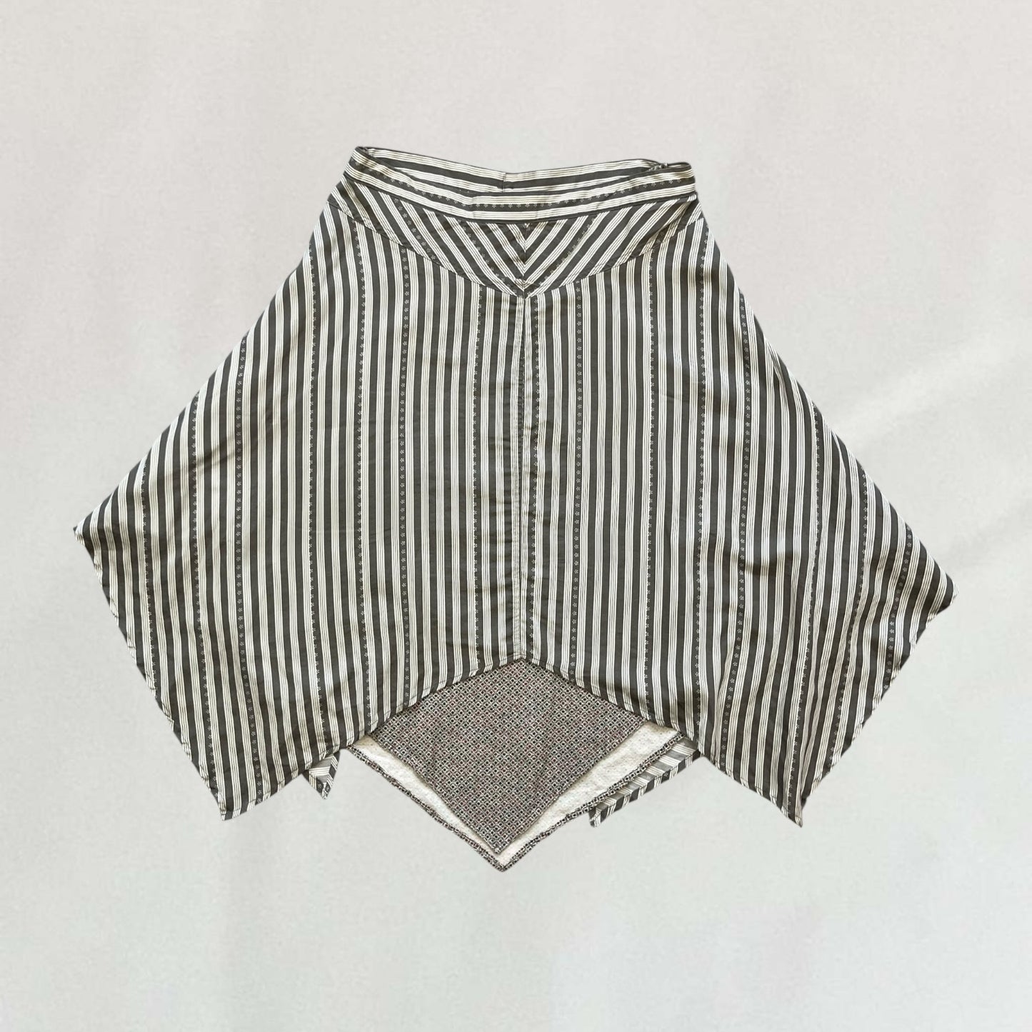 Diesel striped midi skirt