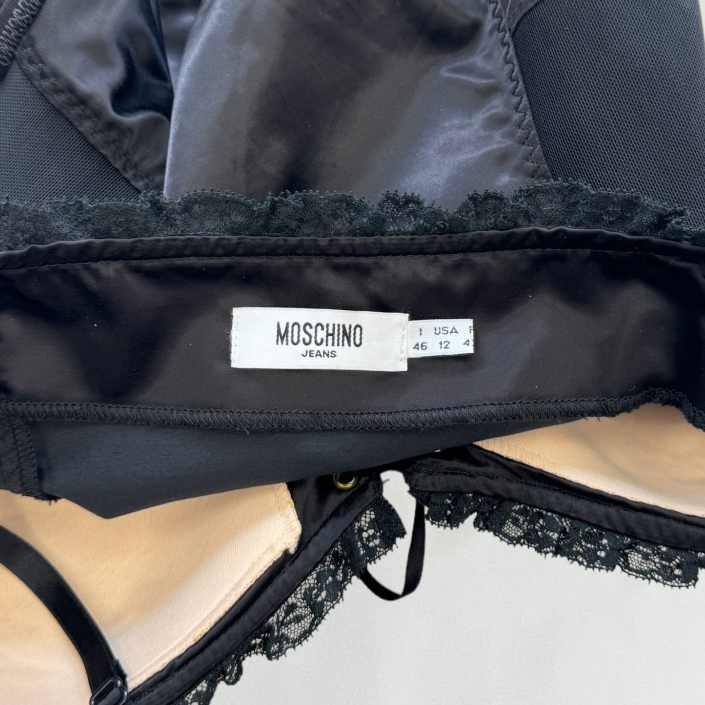 Moschino satin cami top