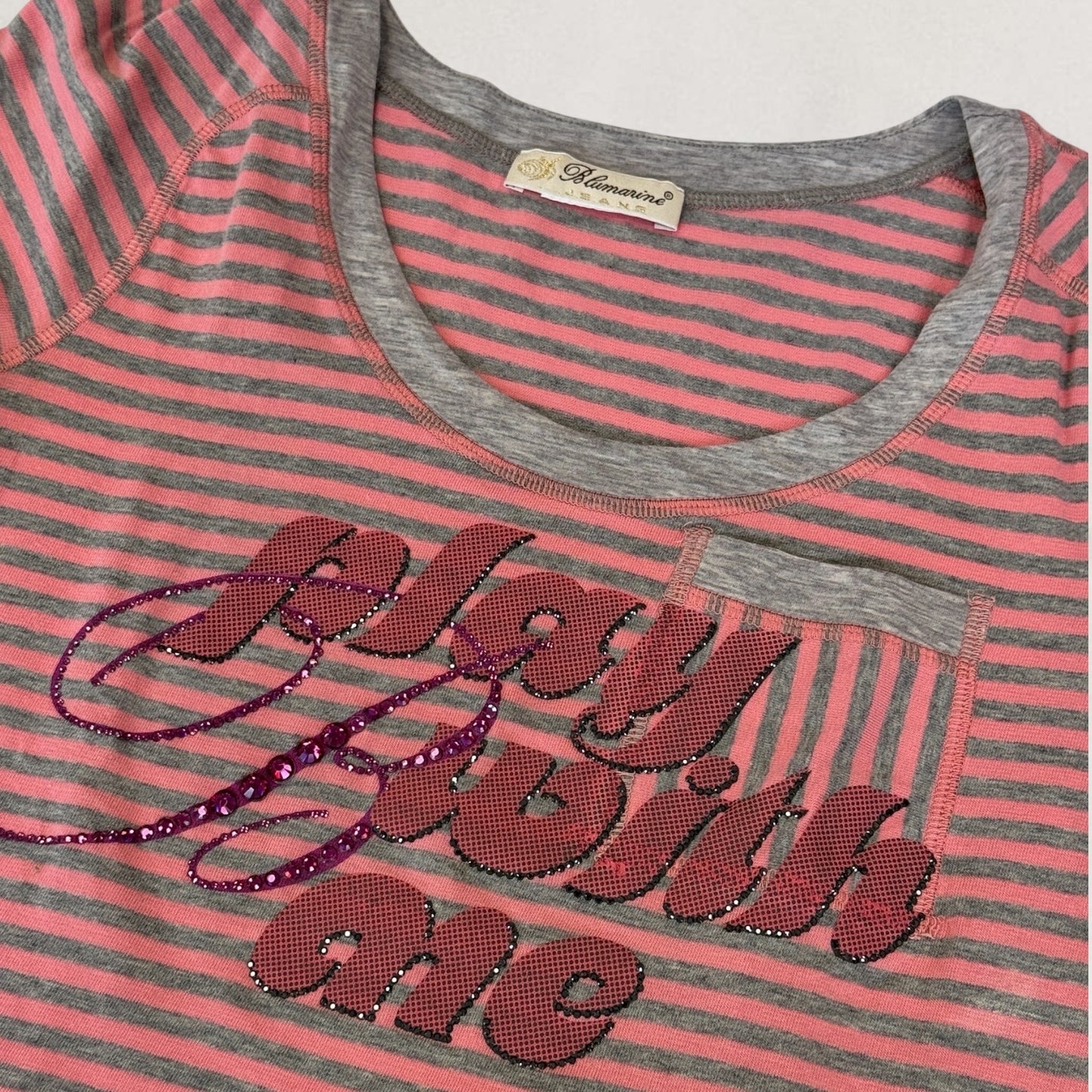 Blumarine striped T-shirt