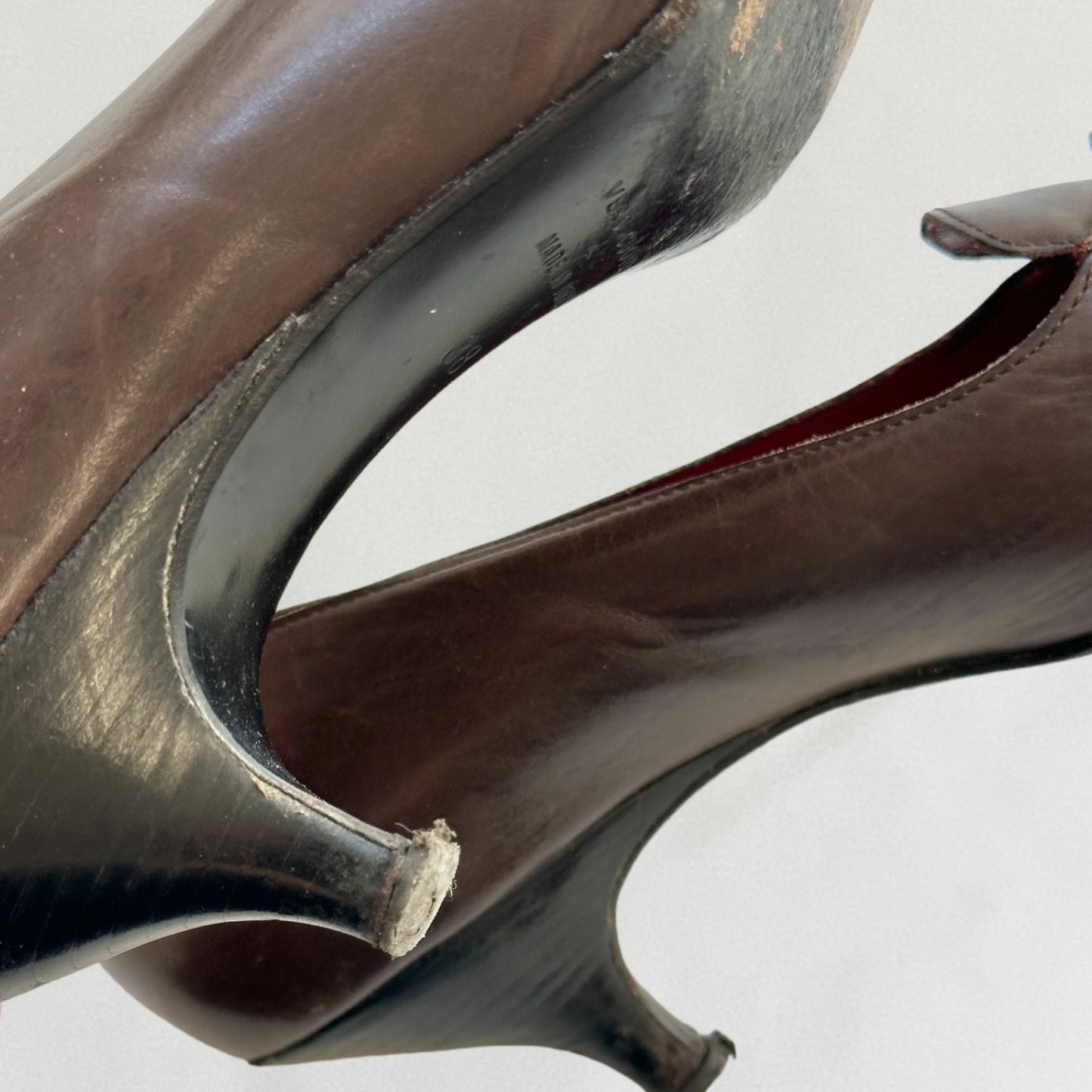 Miu Miu bow detail kitten heels