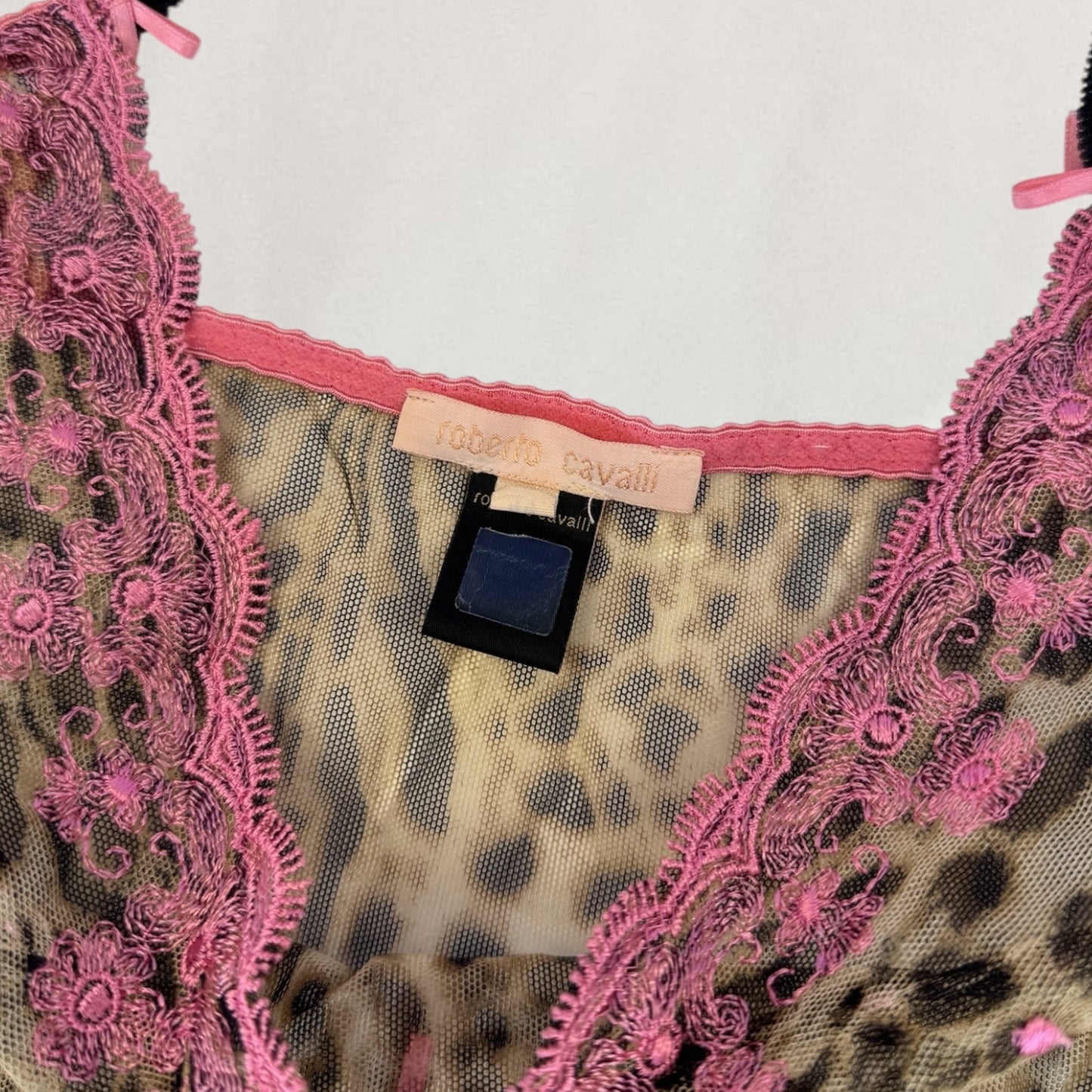 Roberto Cavalli leopard cami