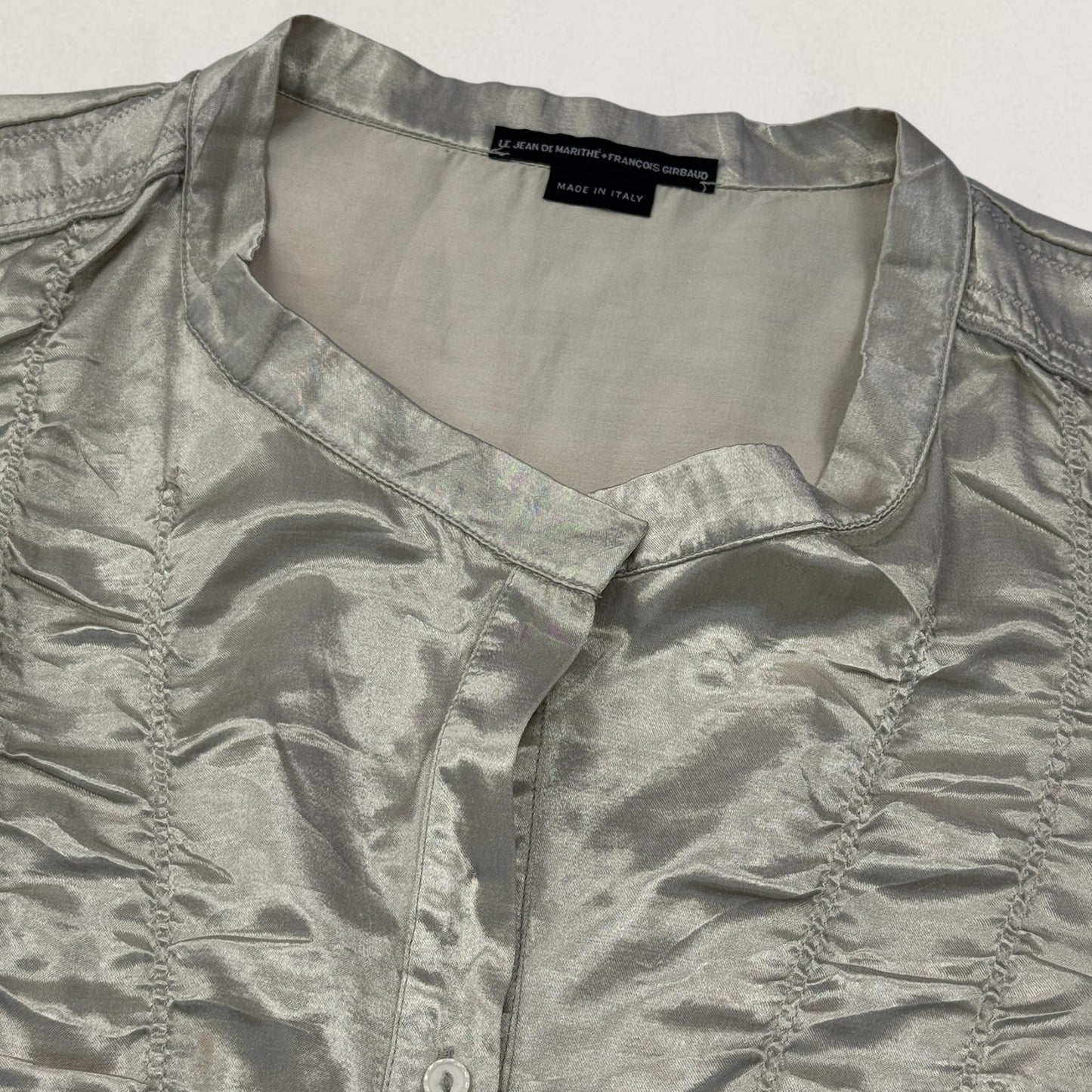 Marithé + François Girbaud satin shirt