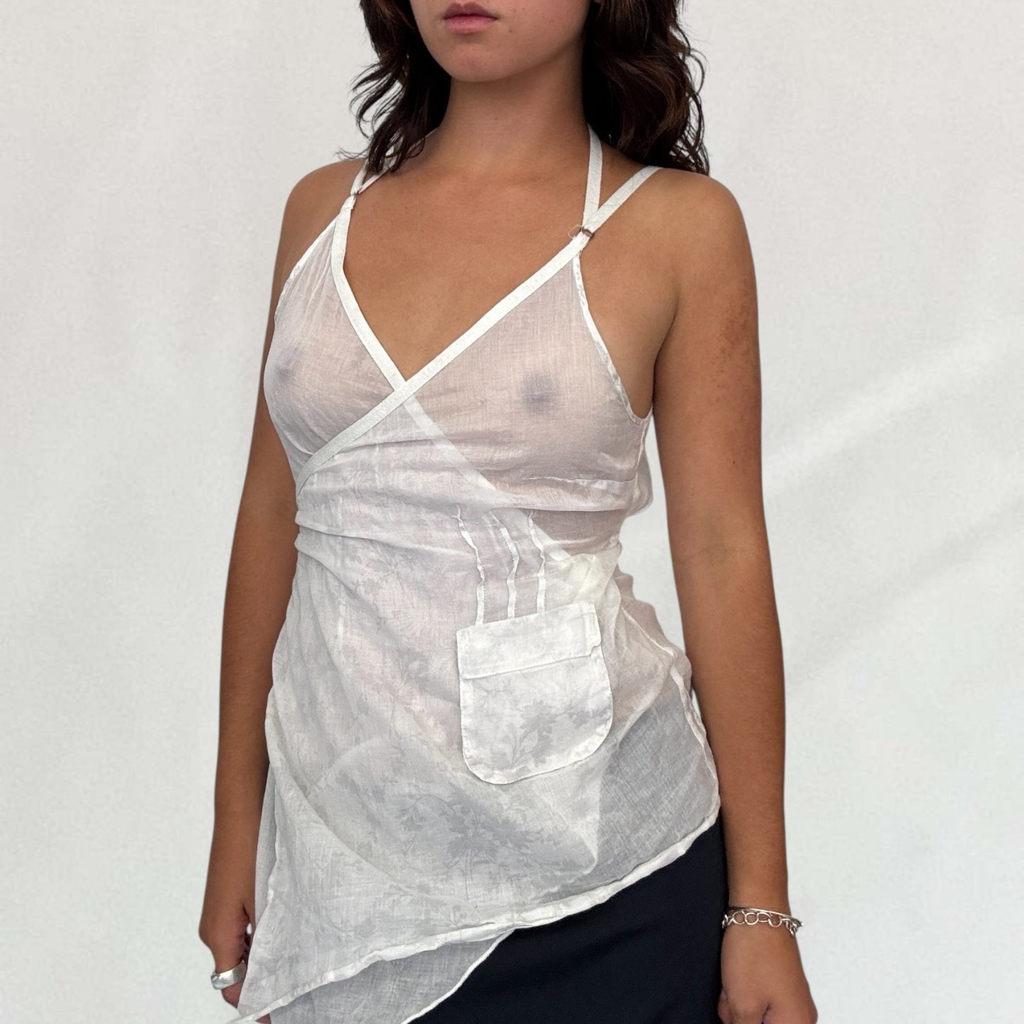 Cop Copine asymmetric cami