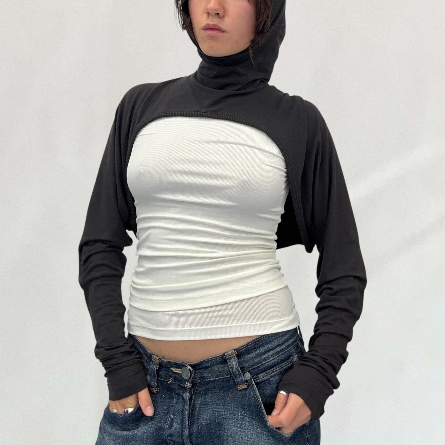 Cop Copine hooded bolero