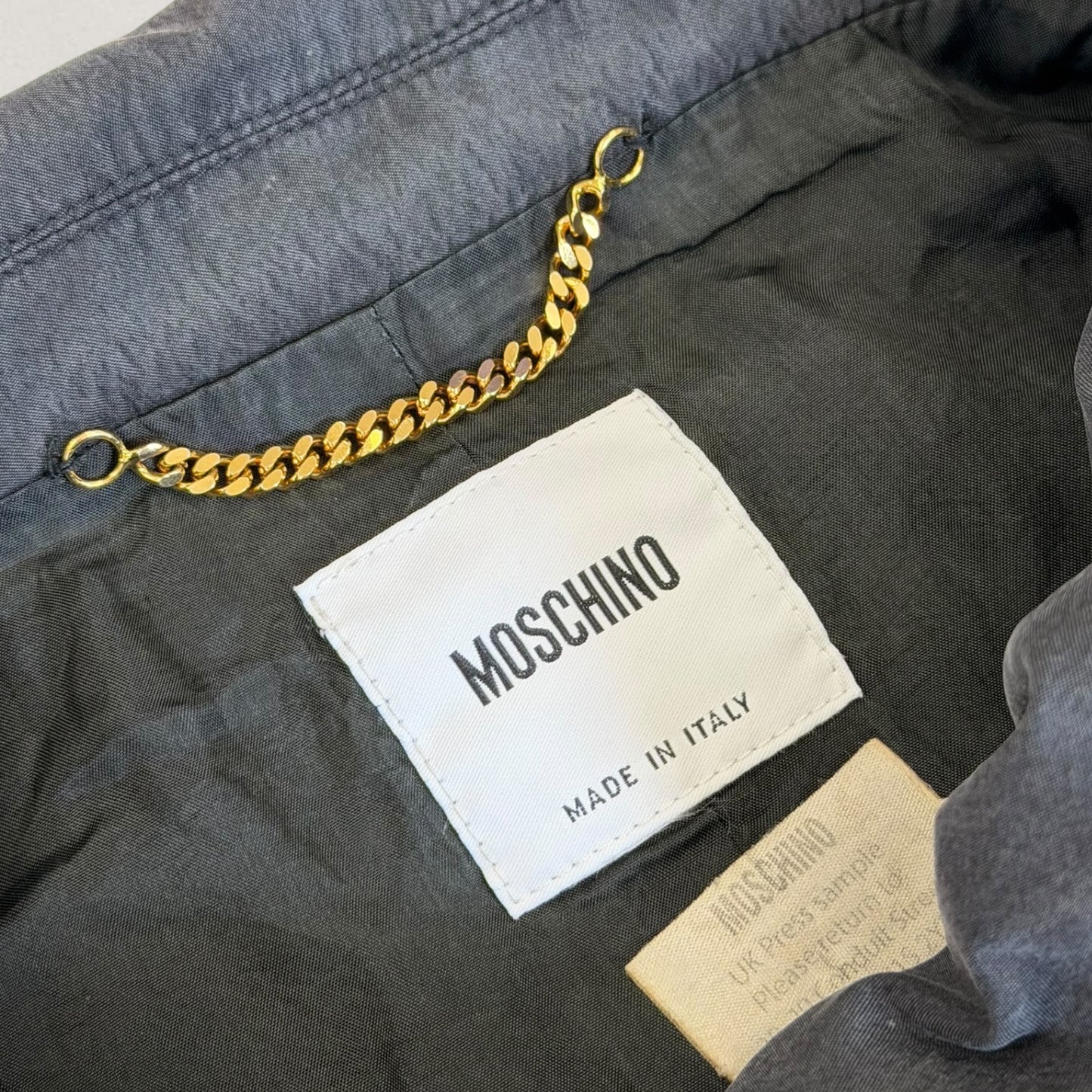 Moschino cropped poncho