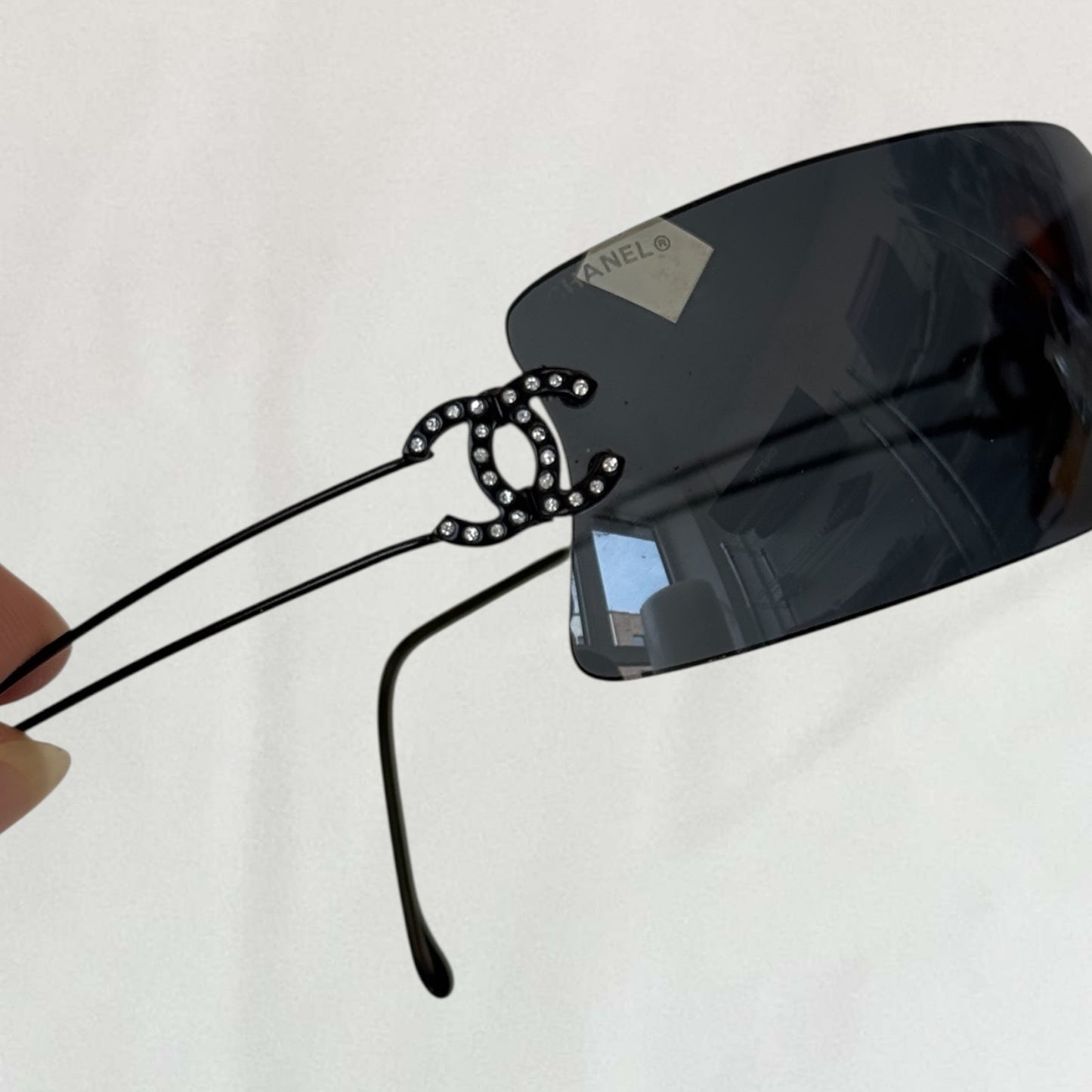 Chanel rimless sunglasses
