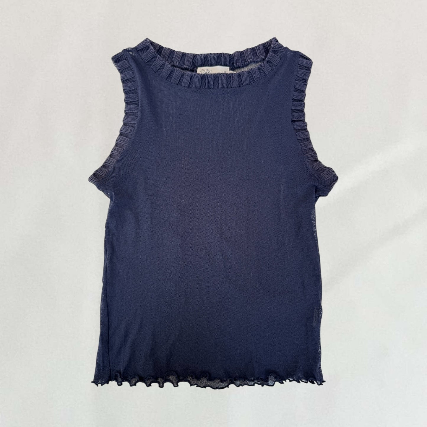 Blumarine mesh tank