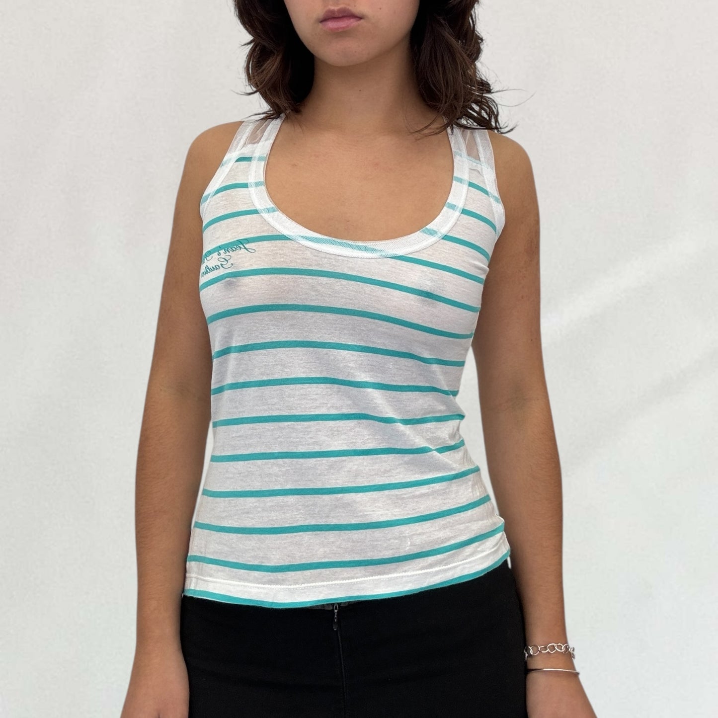 Jean-Paul Gaultier striped tank top