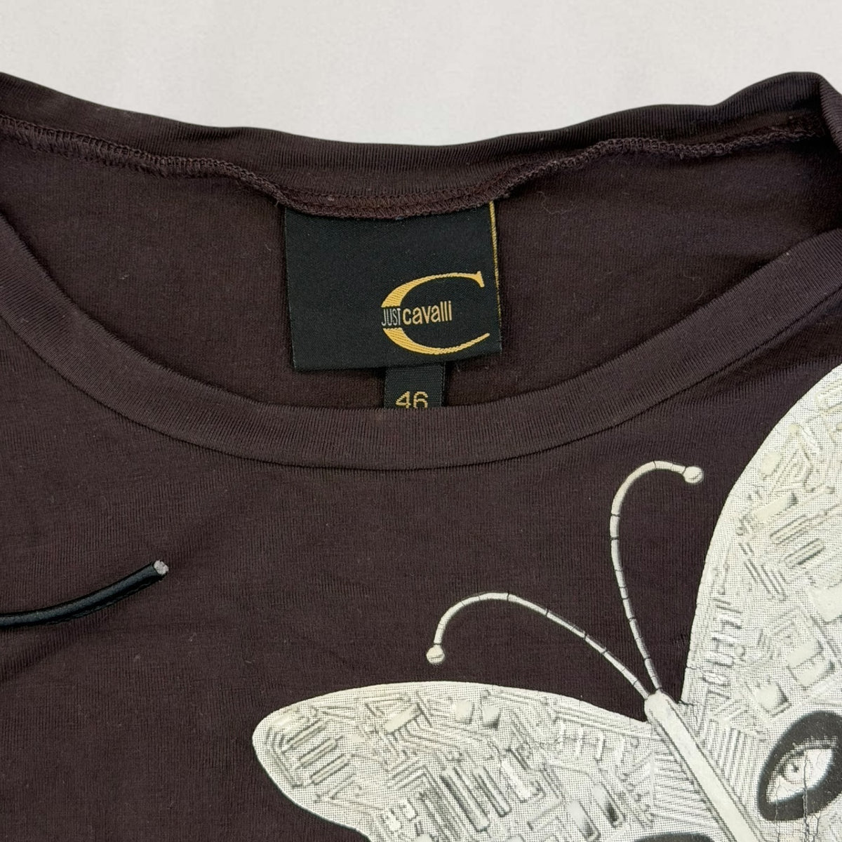 Roberto Cavalli butterfly top