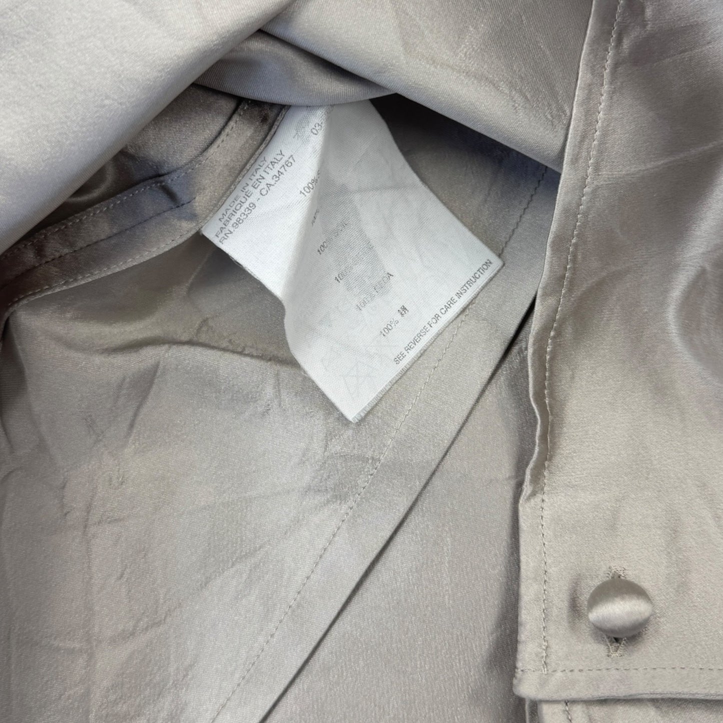 Prada asymmetric shirt