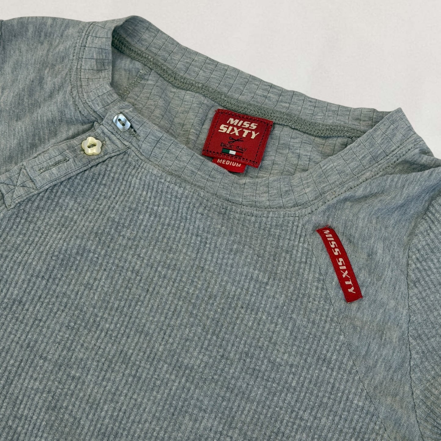 Miss Sixty button T-shirt