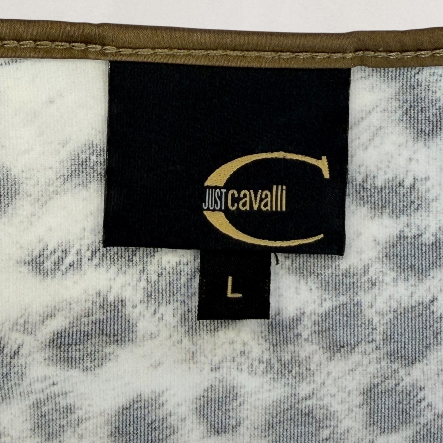 Roberto Cavalli leopard print top