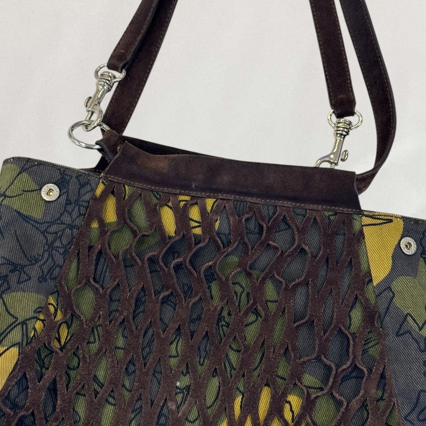 Miu Miu camo print bag