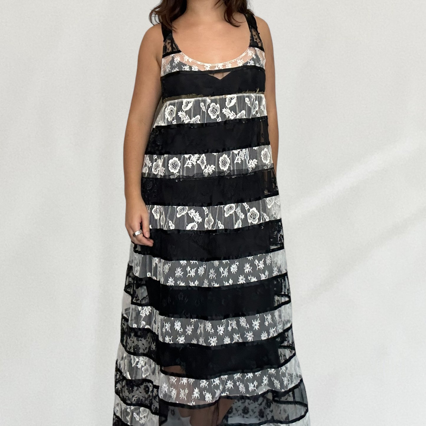 Marc Jacobs striped lace dress