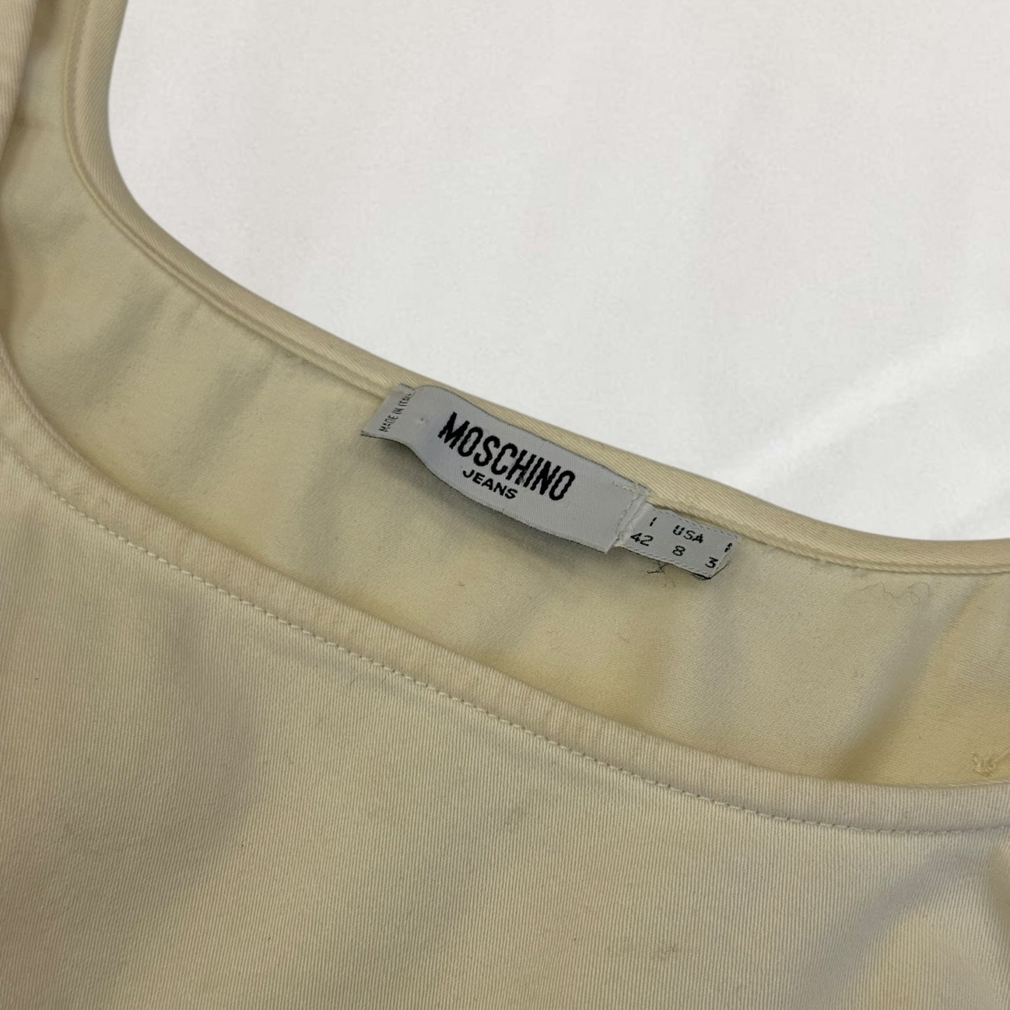 Moschino button detail vest