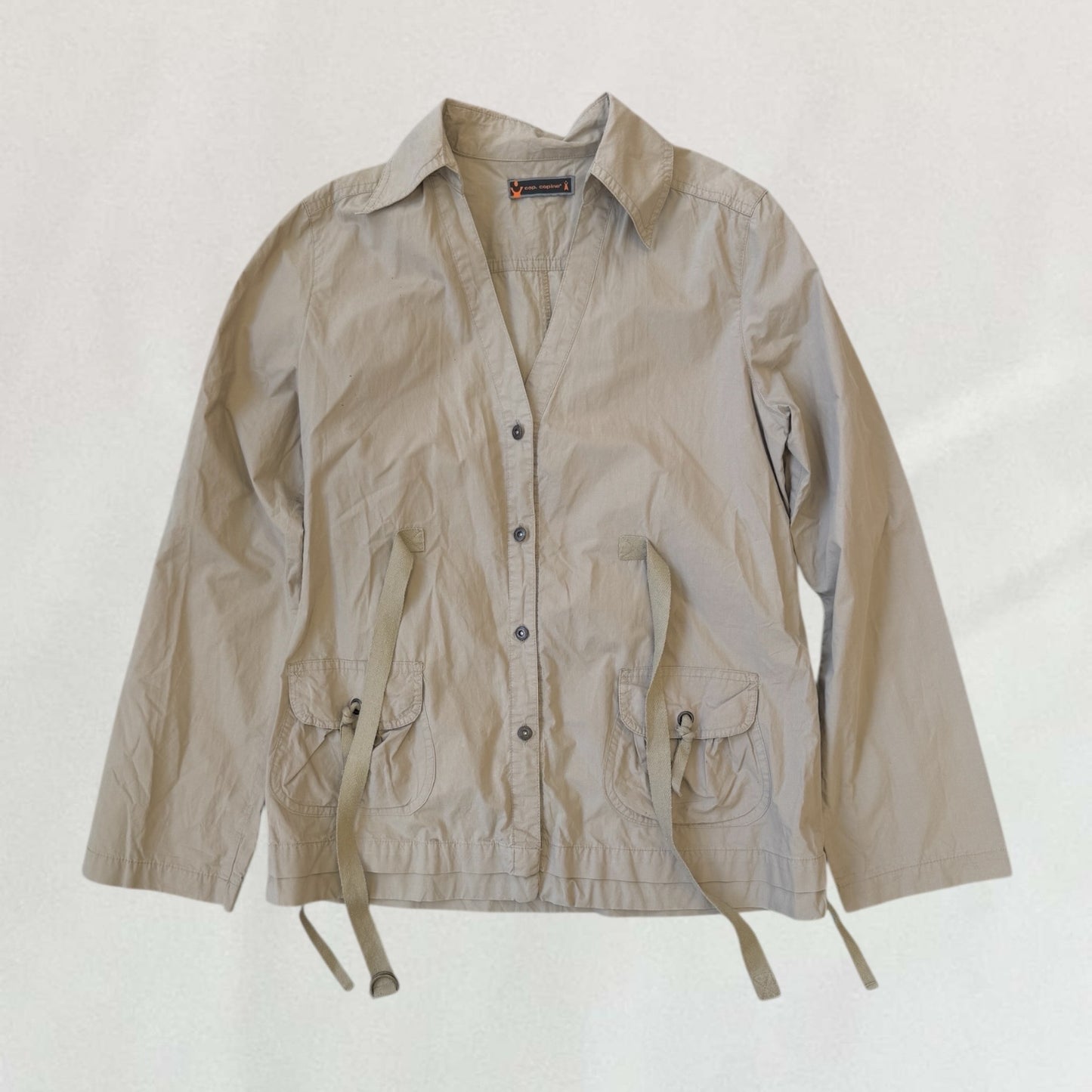 Cop Copine tie-up shirt