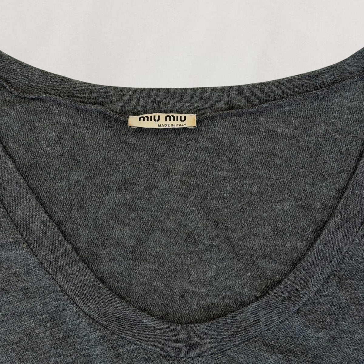 Miu Miu scoop top