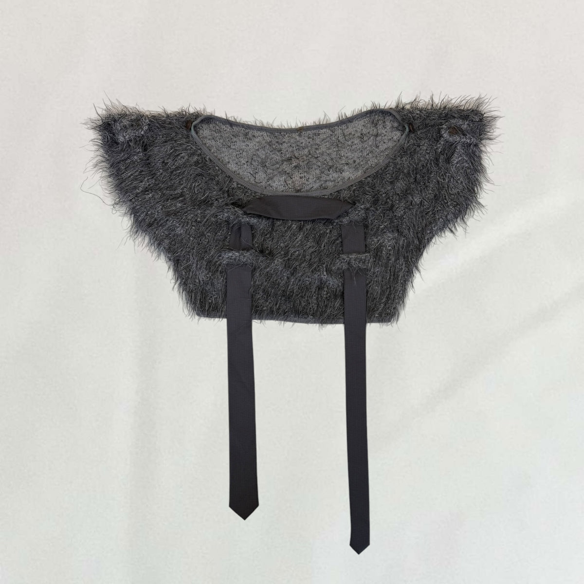 Cop Copine fur cropped top