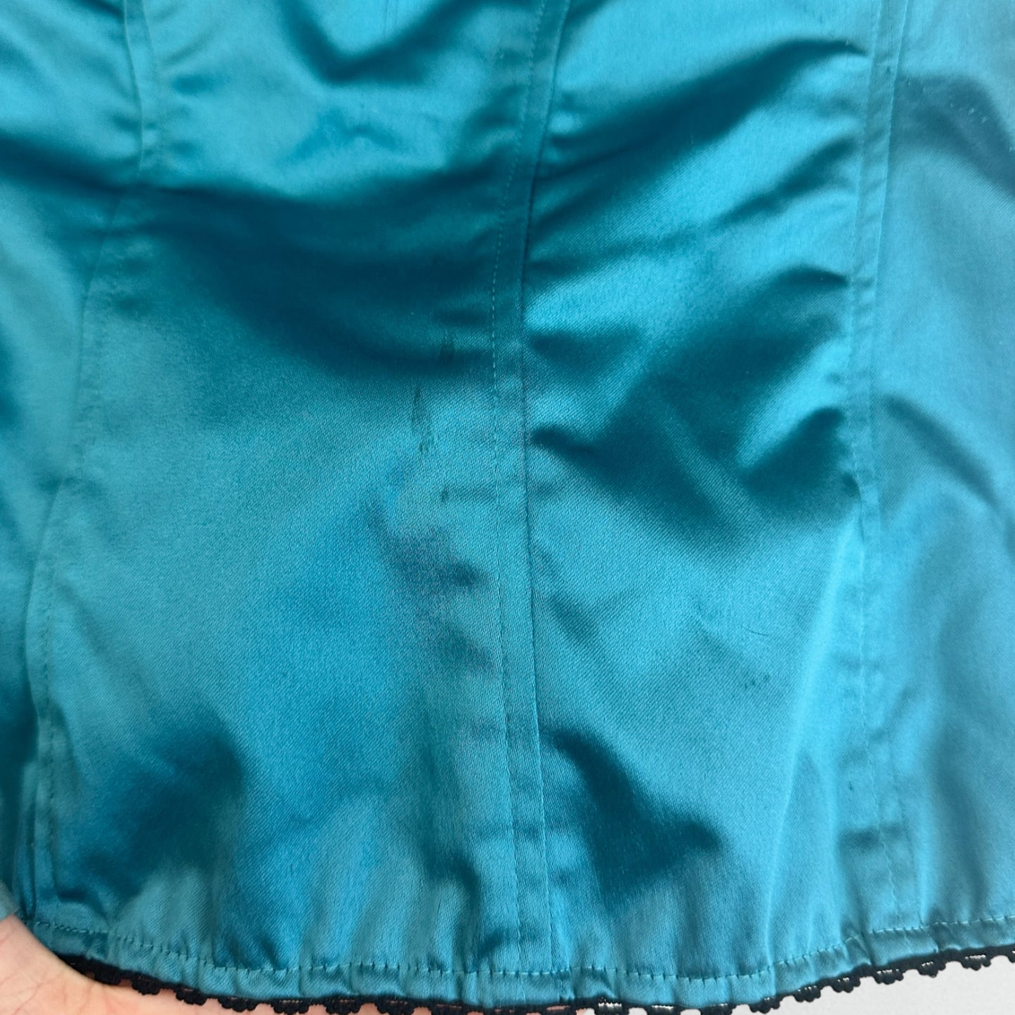 Dolce & Gabbana satin corset top