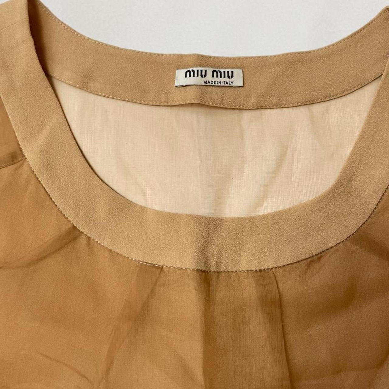 Miu Miu sheer top