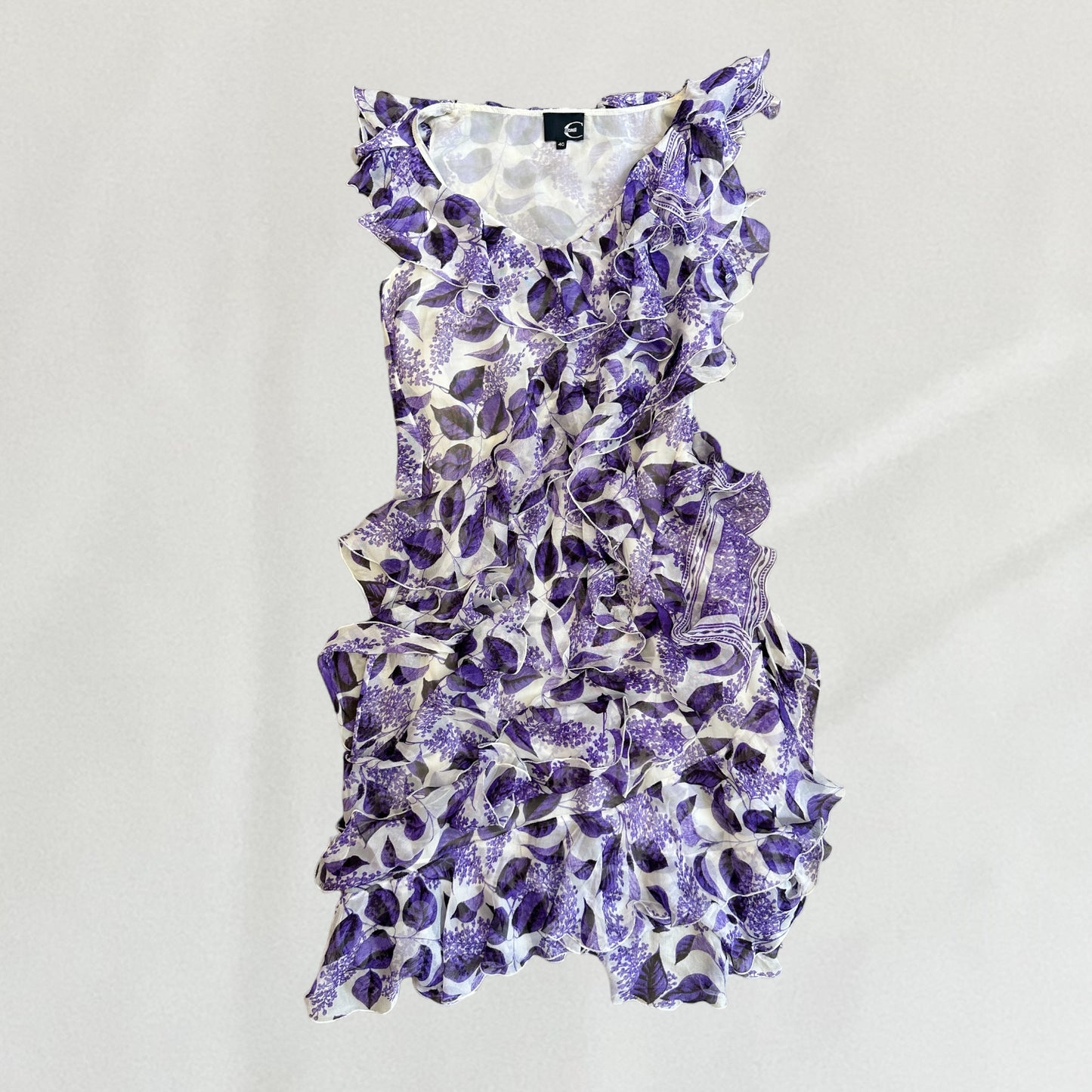 Roberto Cavalli ruffle dress