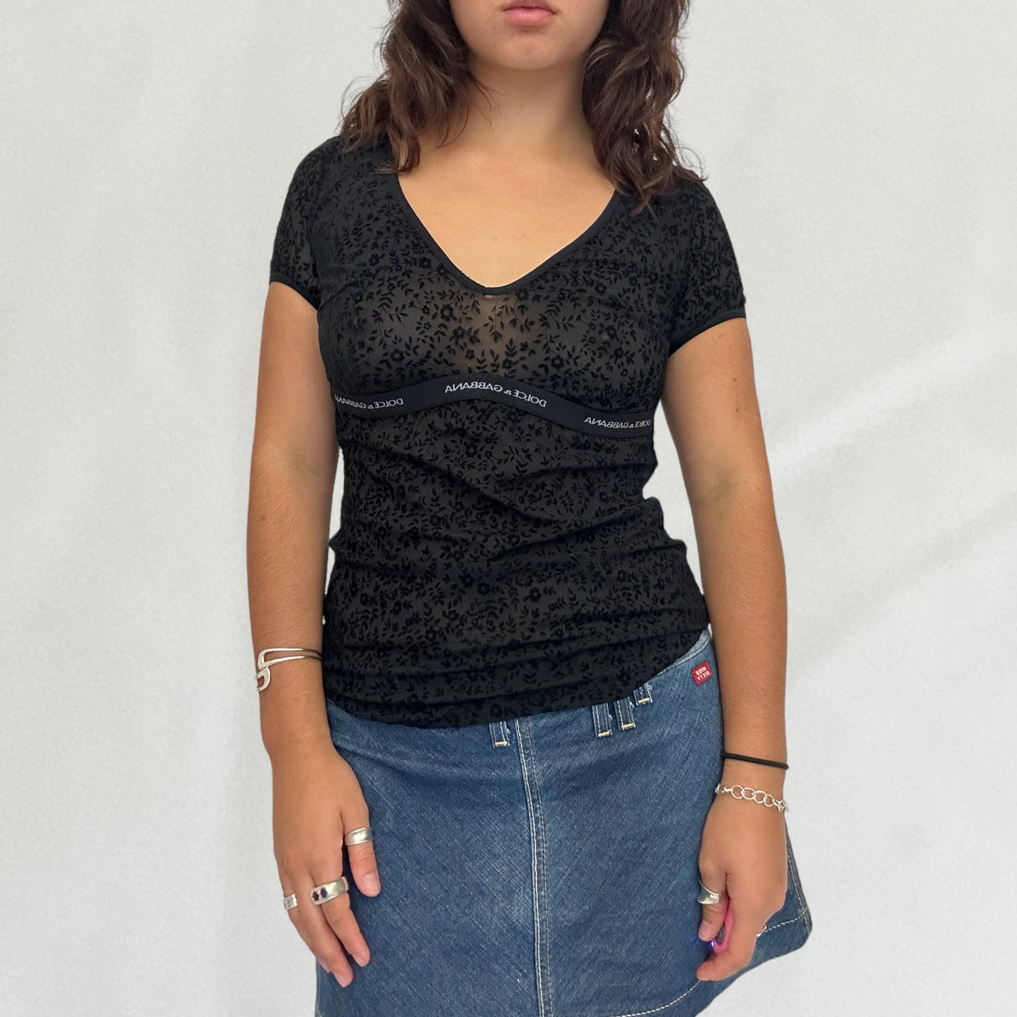 Dolce & Gabbana sheer T shirt