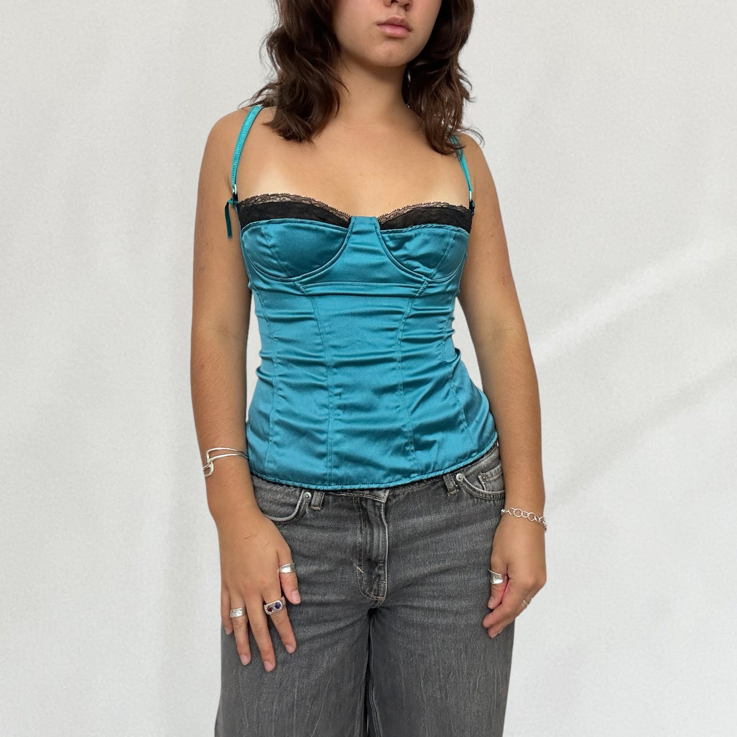 Dolce & Gabbana satin corset top