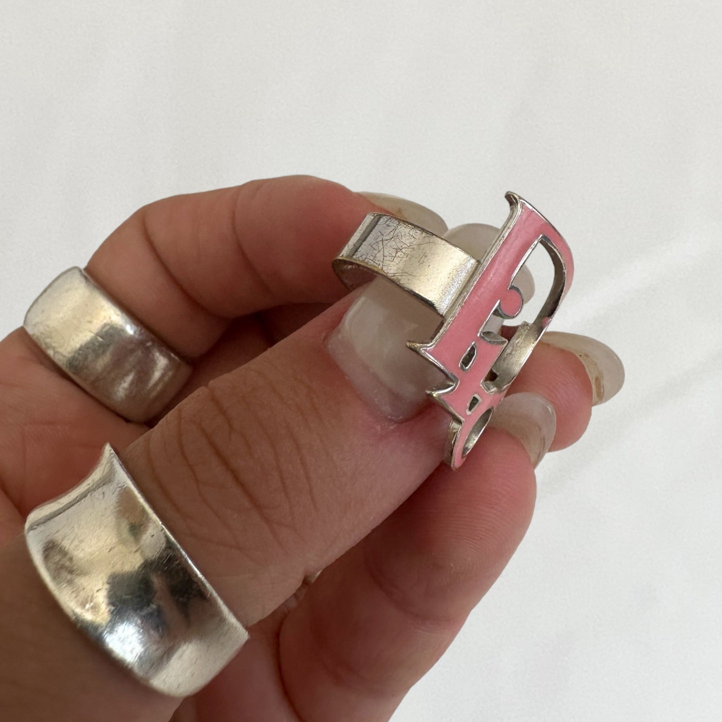 Dior logo ring
