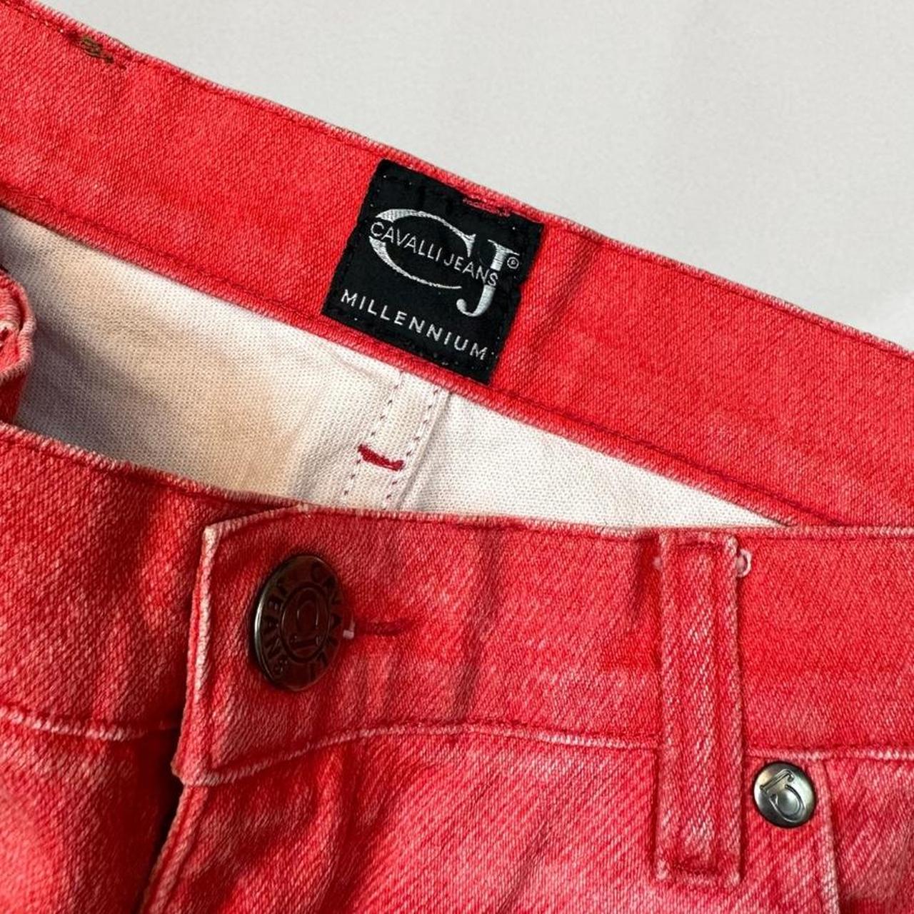 Roberto Cavalli pink jeans