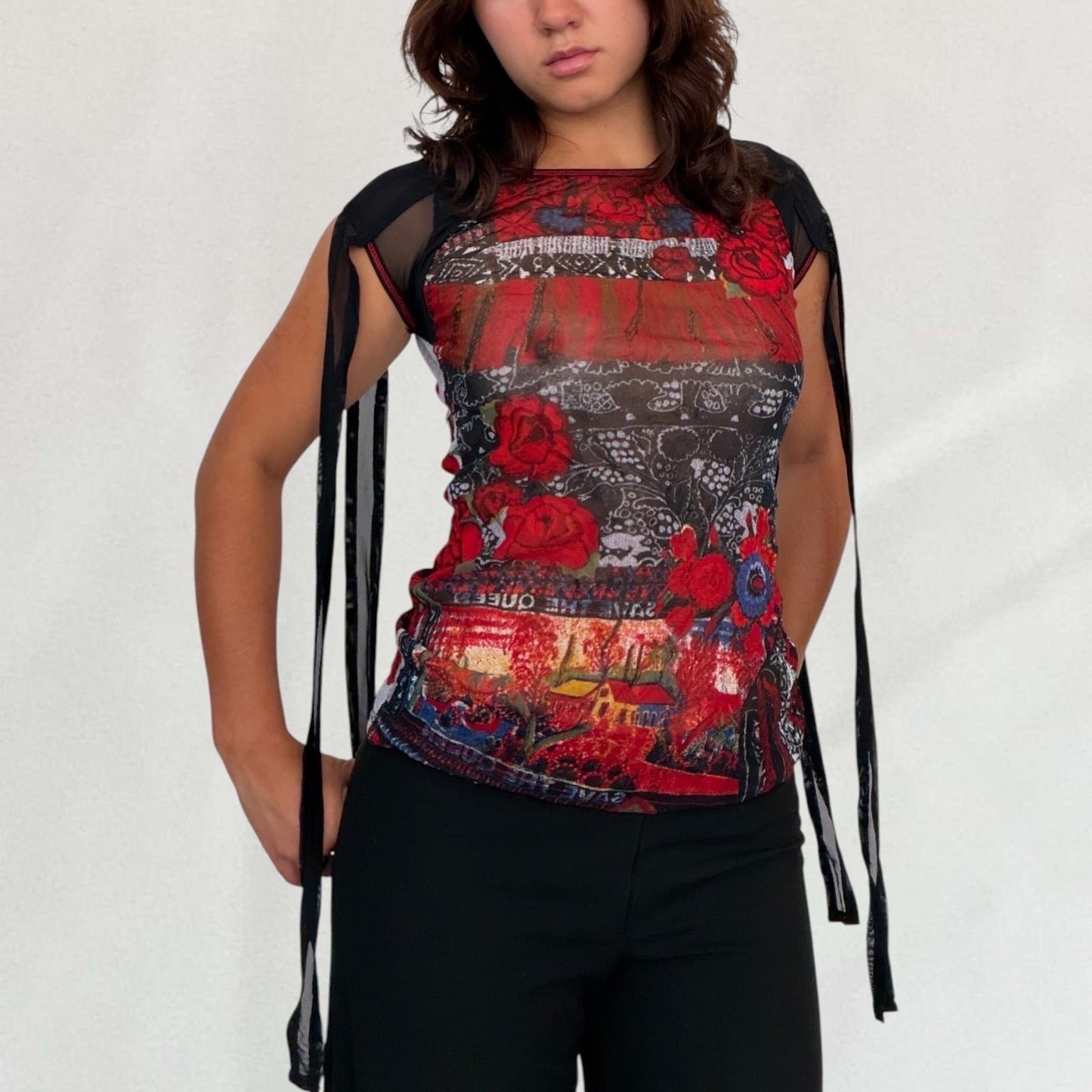Save The Queen mesh T-shirt