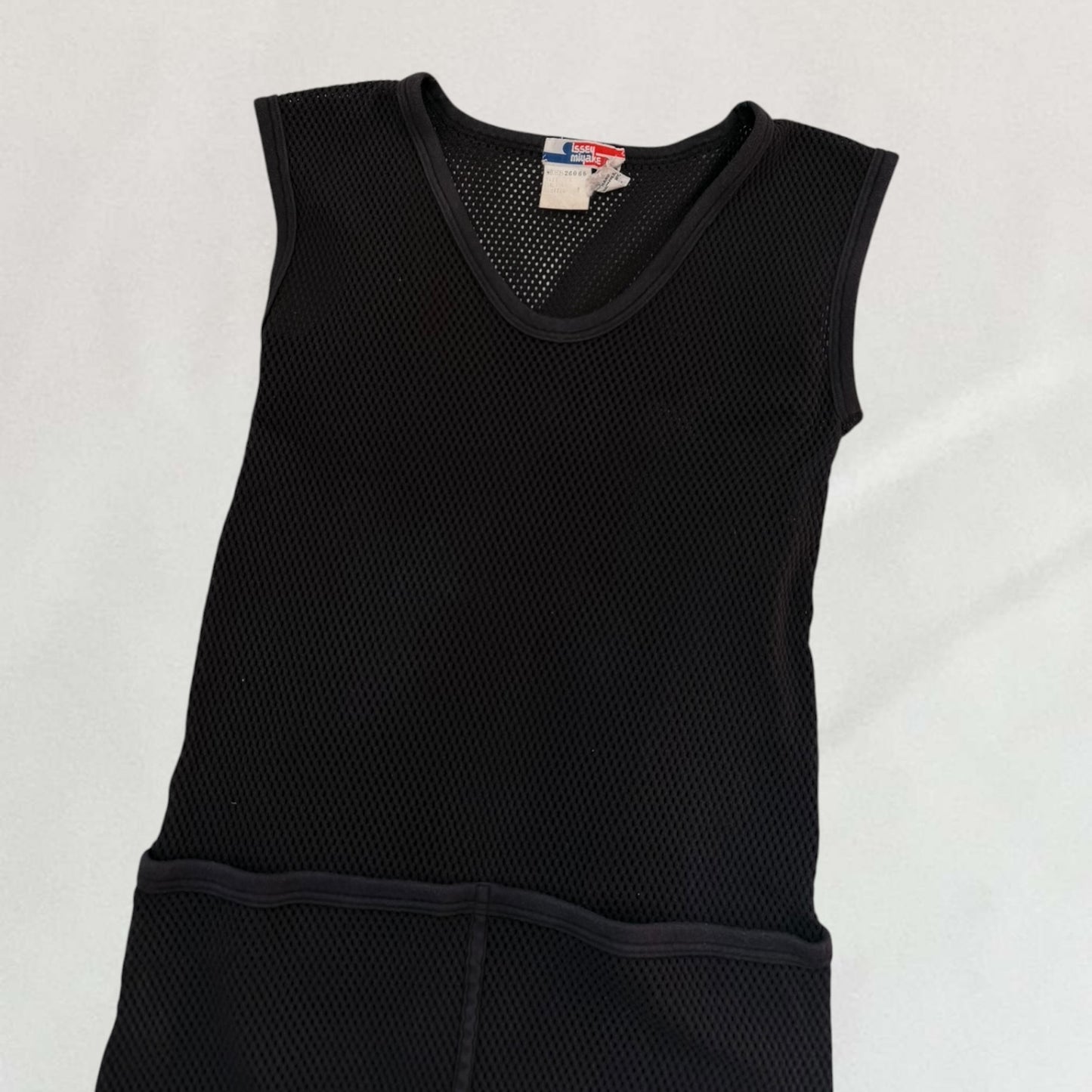Issey Miyake netted dress