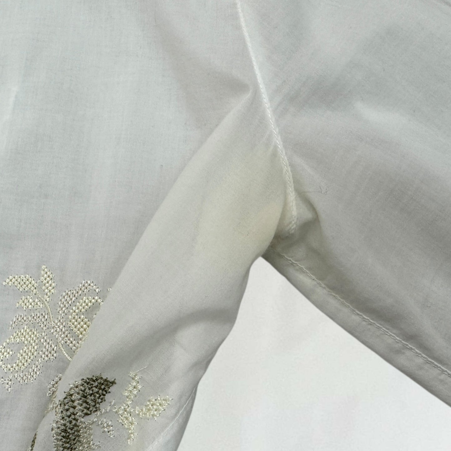 Marithé + François Girbaud embroidered shirt