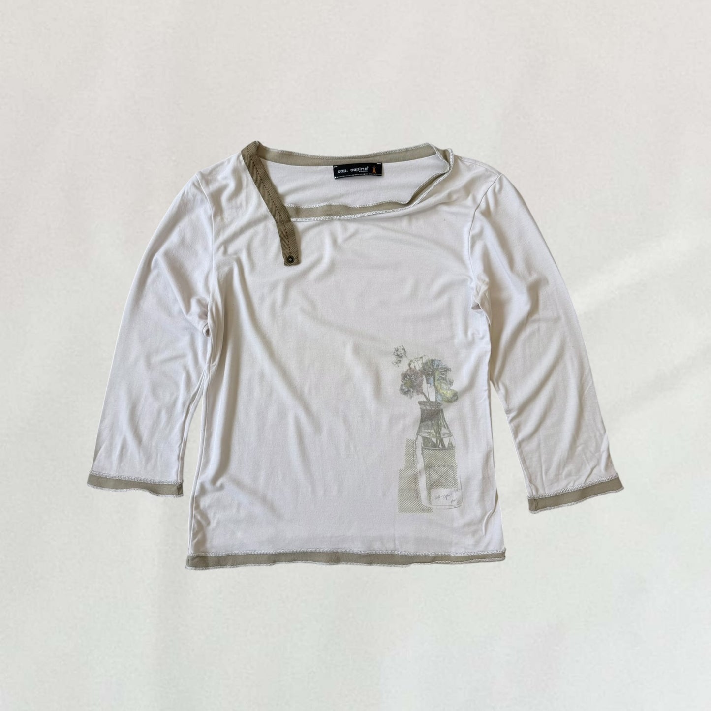 Cop Copine 3/4 length sleeve top