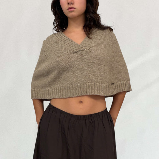 Cop Copine knitted poncho