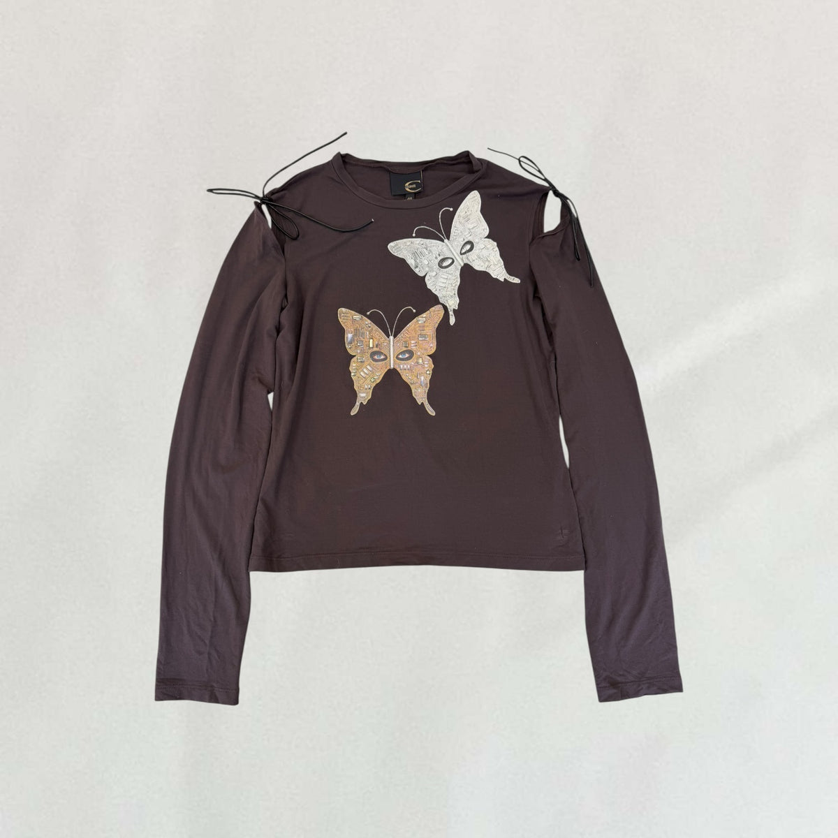 Roberto Cavalli butterfly top