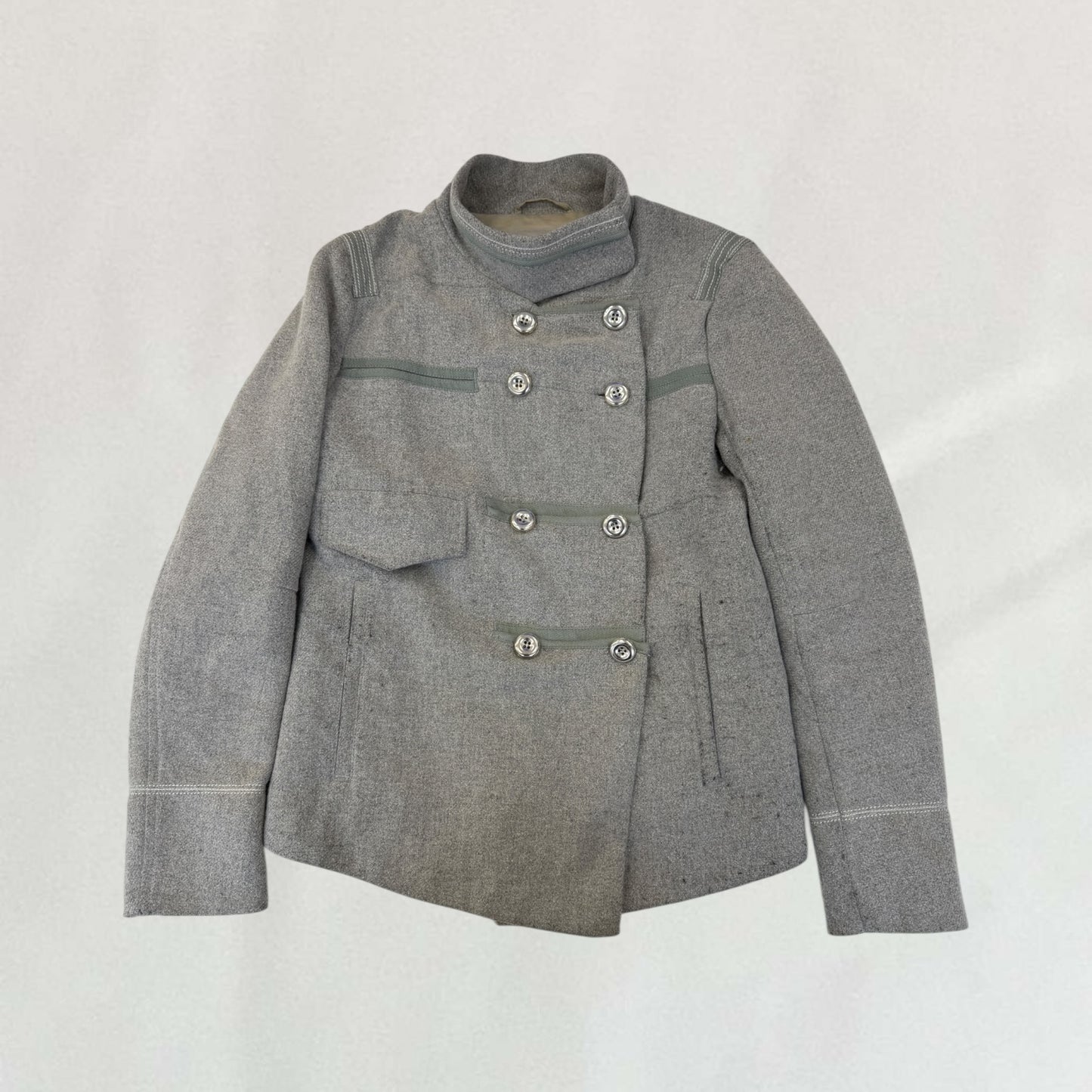 Marithé + François Girbaud asymmetric jacket